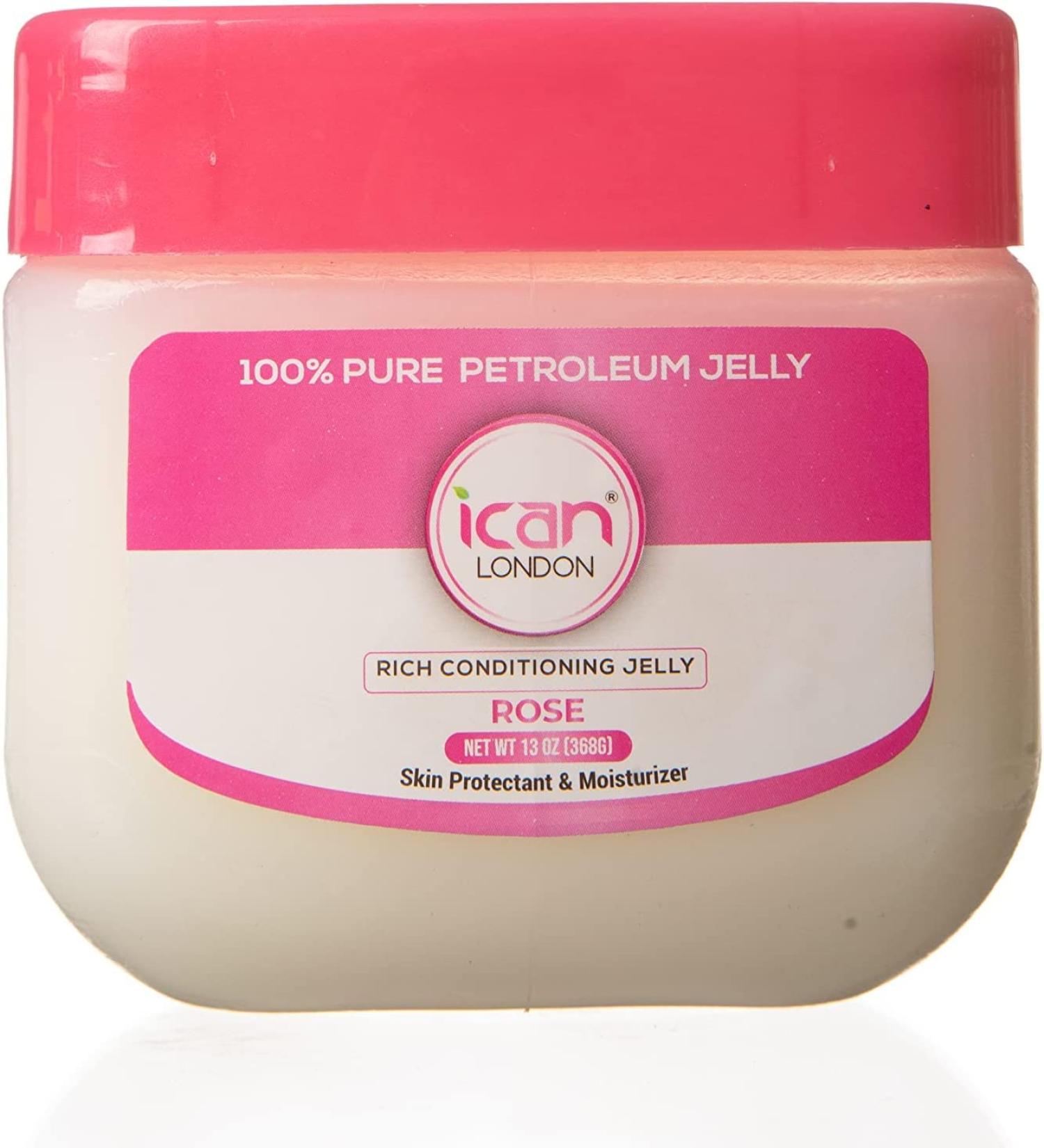 ICAN LONDON ROSE 100% PURE PETROLEUM JELLY 368G
