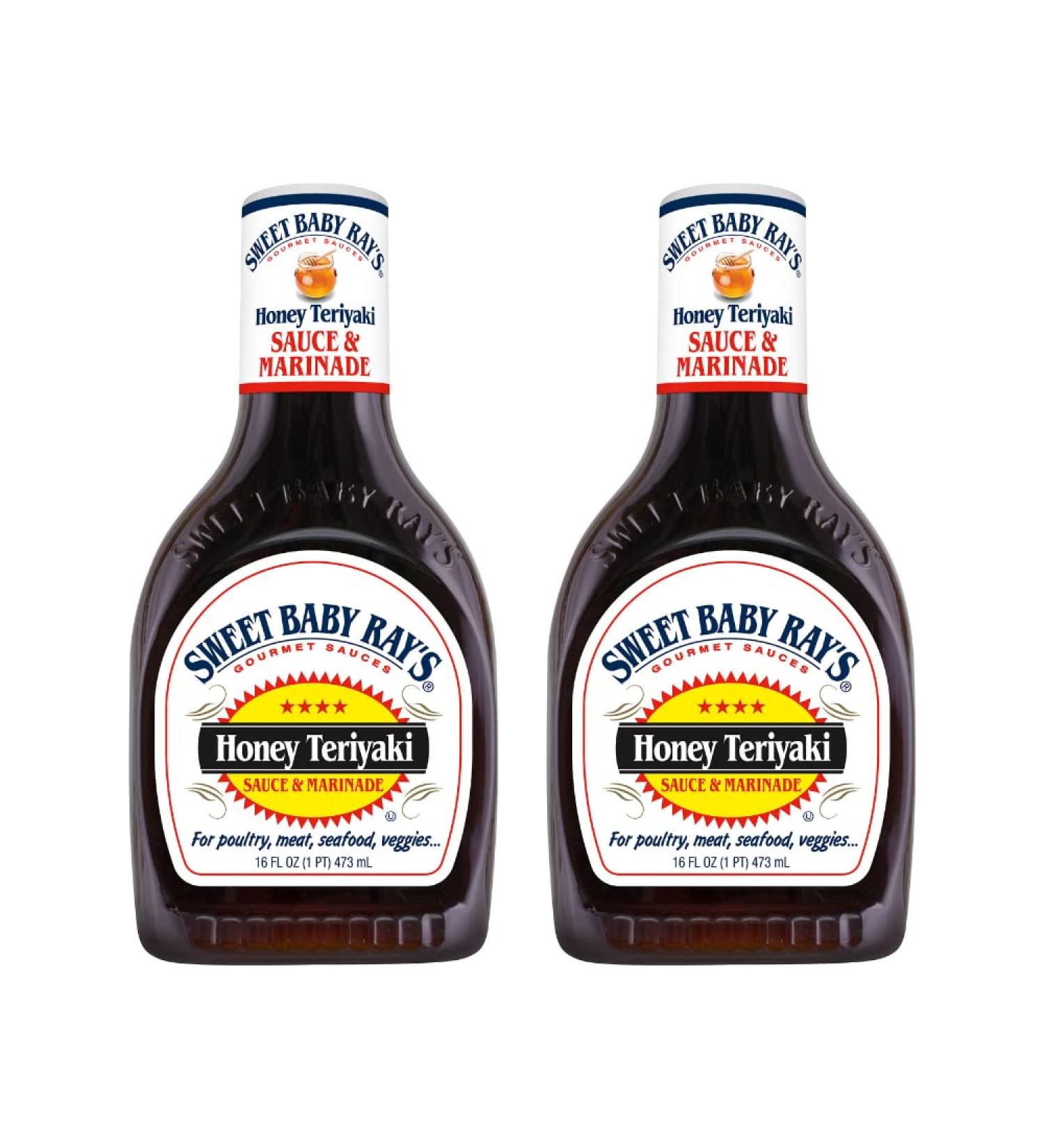 Sweet Baby Ray's Honey Teriyaki Sauces & Marinade 16 Fl Oz (Pack of 2) - Set of 2 - Buy Online on SooperMarket.com