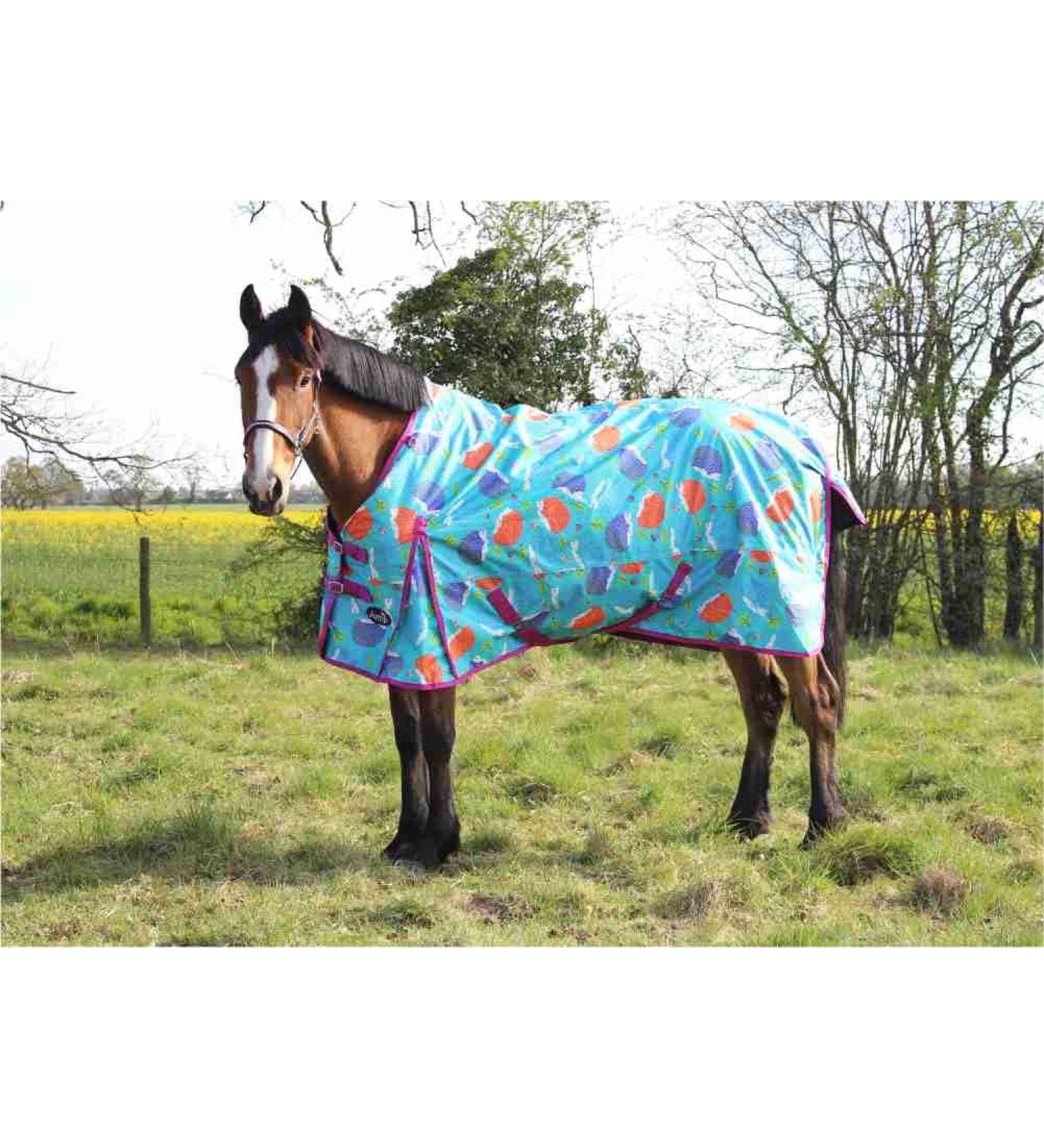 Jump Equestrian Hedgehog Print Horse Rug No Fill Turnout Rug Waterproof 600D Printed Horse Rug (6'0'')