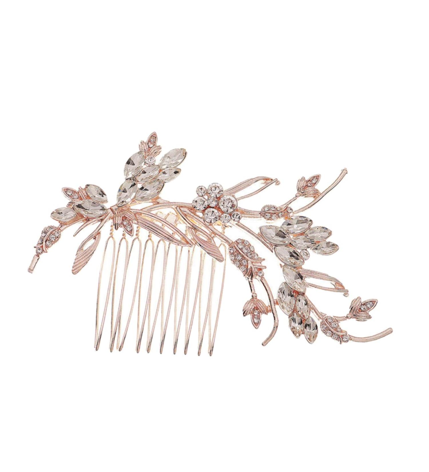 Mikinona Bridal Comb Wedding Hair Comb Bride Hair Comb Rhinestone Hair Comb Crystal Hair Comb Bridesmaid Hair Comb Wedding Hair Accessory Bridal Hair Comb - Buy Online on SooperMarket.com