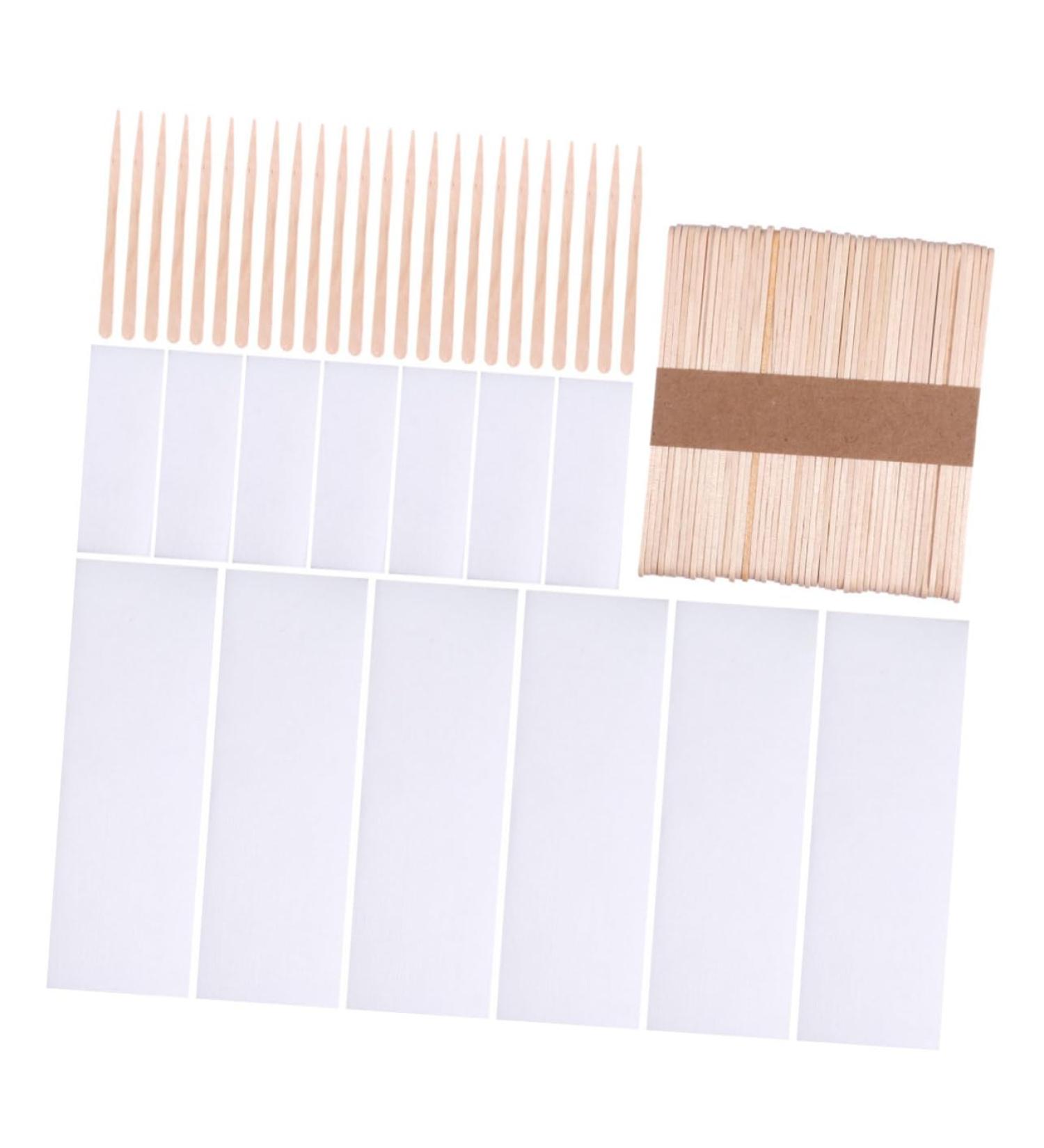 Magiclulu 300ct Hair Removal Set - Multifunctional Wax Paper & Wooden Spatula for Women - Safe & Effective Hair Removal Solutions - Buy Online on SooperMarket.com