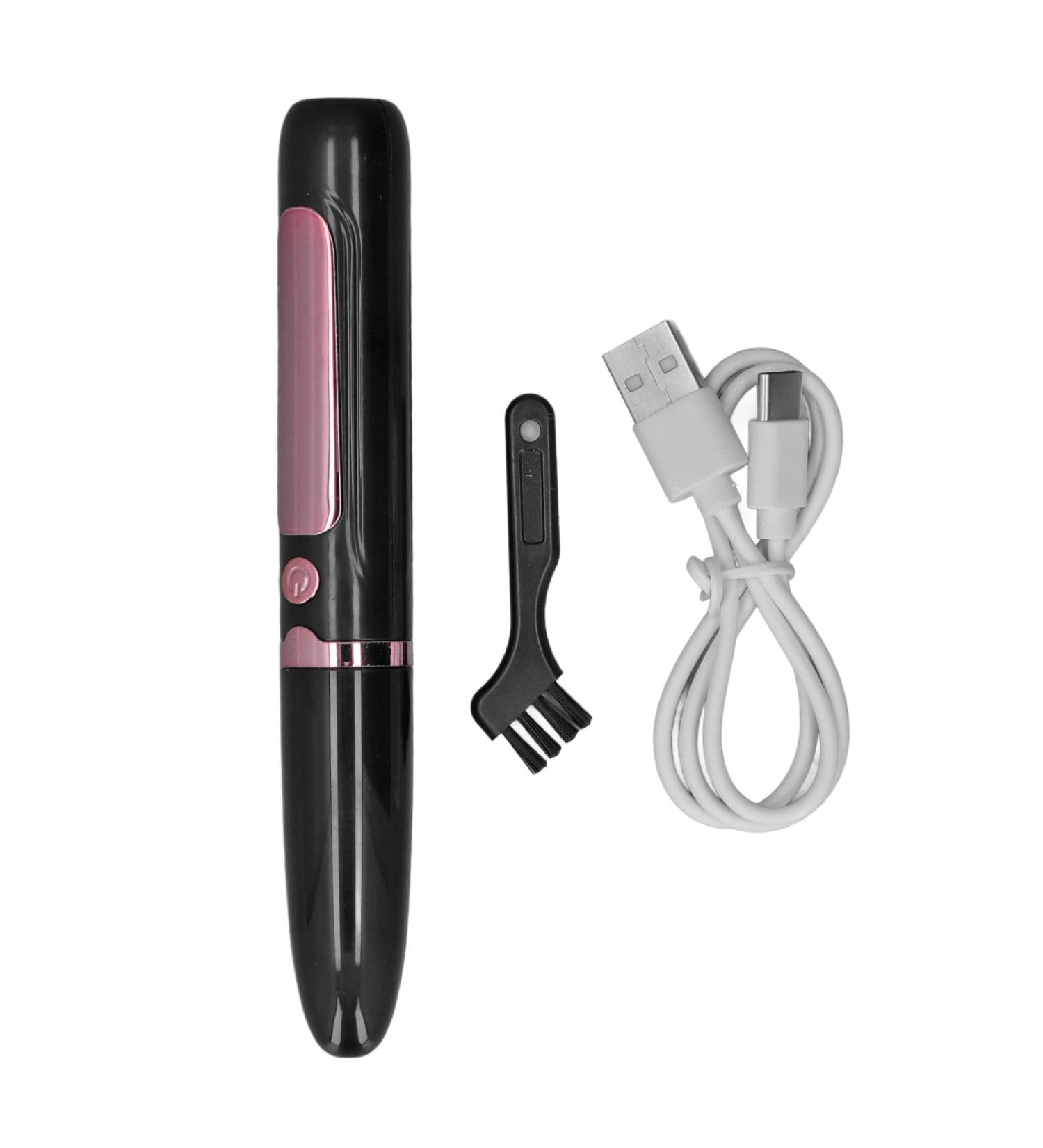USB Rechargeable Heated Eyelash Curler Gentle and Effective Curling 4 Temperature Levels Portable with Safety Auto Power Off Compatible with Various Charging Devices - Buy Online on SooperMarket.com