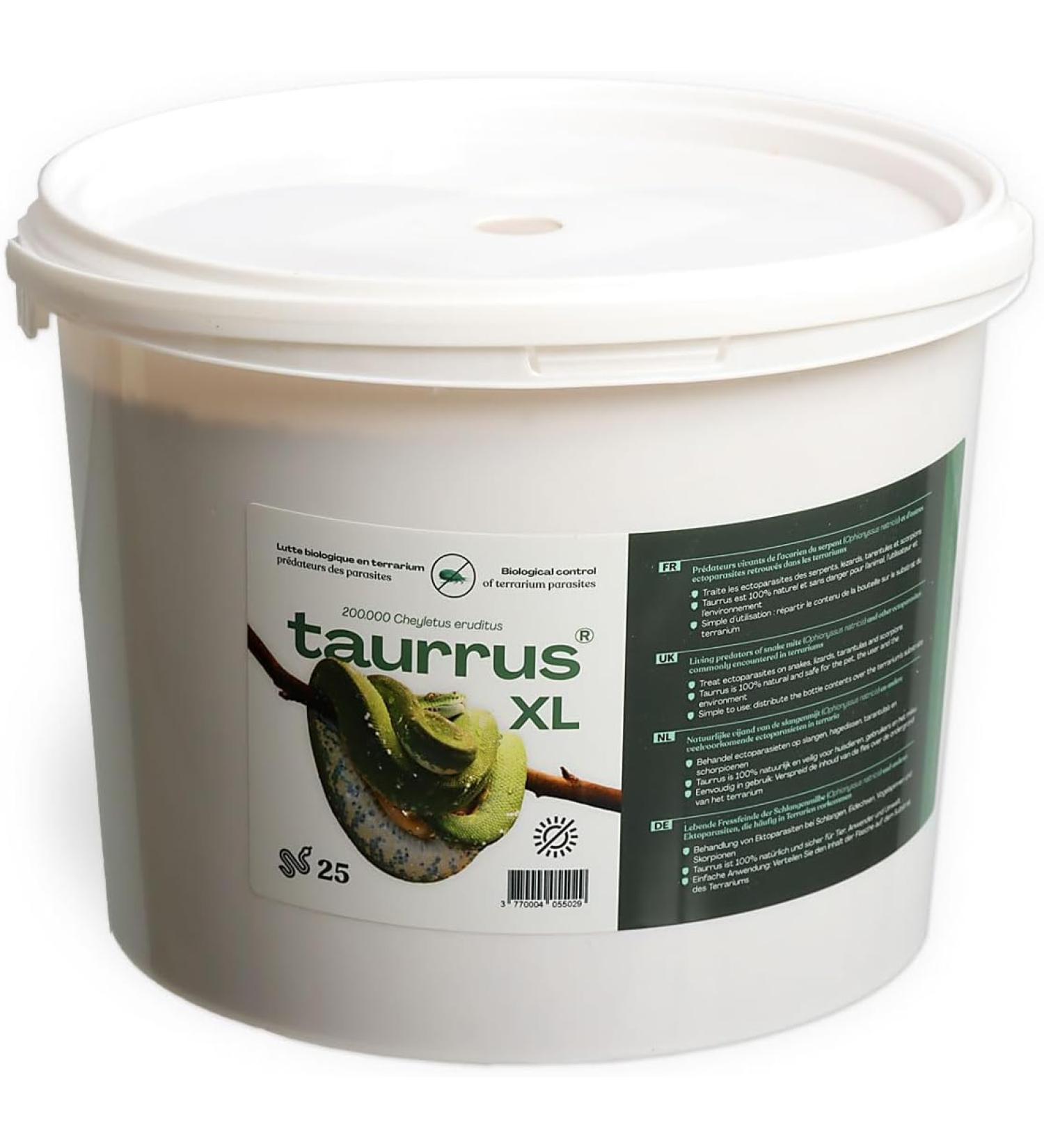 M&S Reptiles TAURRUS XL Predatory Mites for Effective Mite Control (50 Animal Capacity) | International Shipping - Buy Online on SooperMarket.com