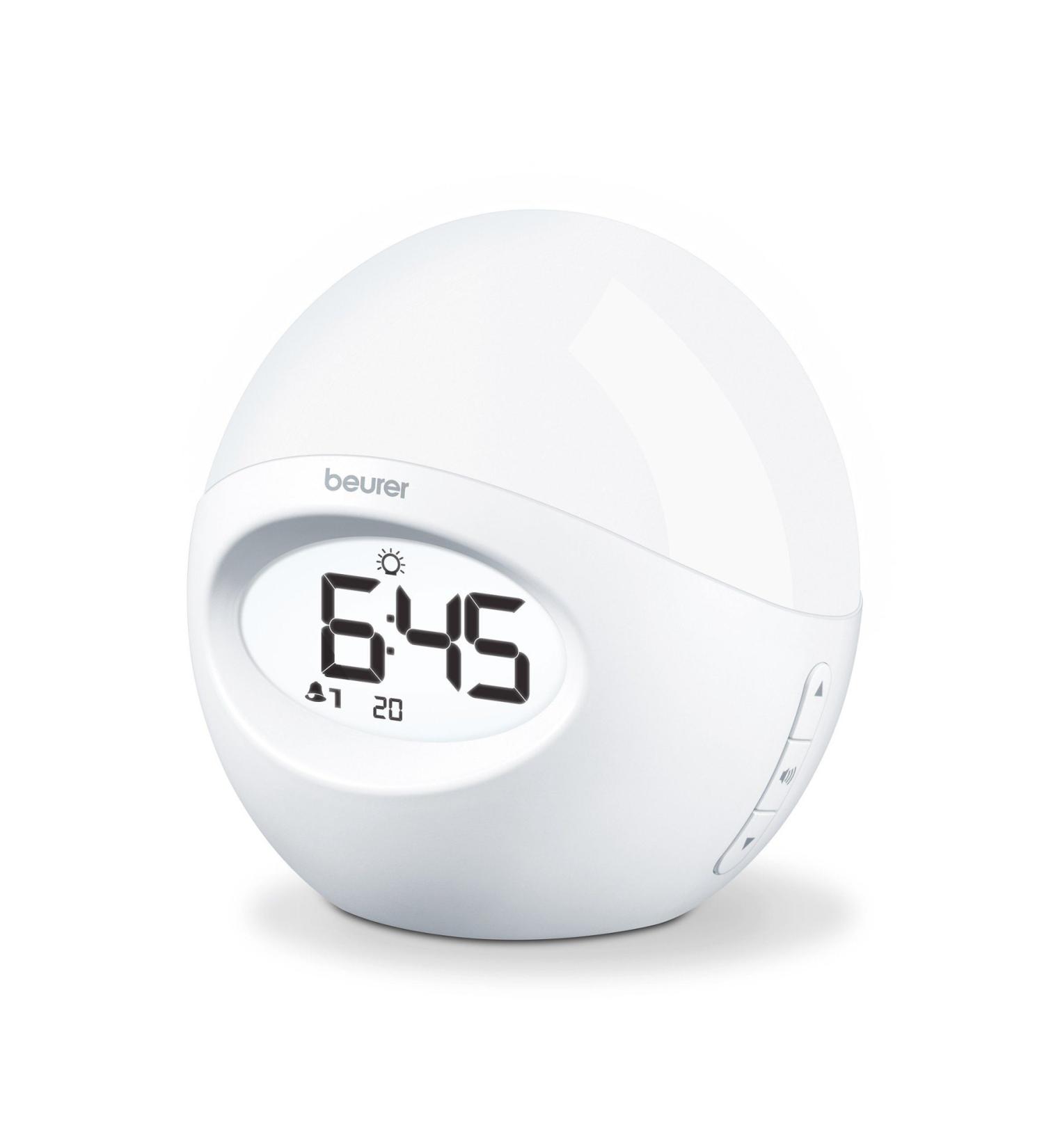 Beurer WL 32 Light Alarm Clock | Sunrise Simulation Dual Alarms & Radio | International Shipping Available - Buy Online on SooperMarket.com