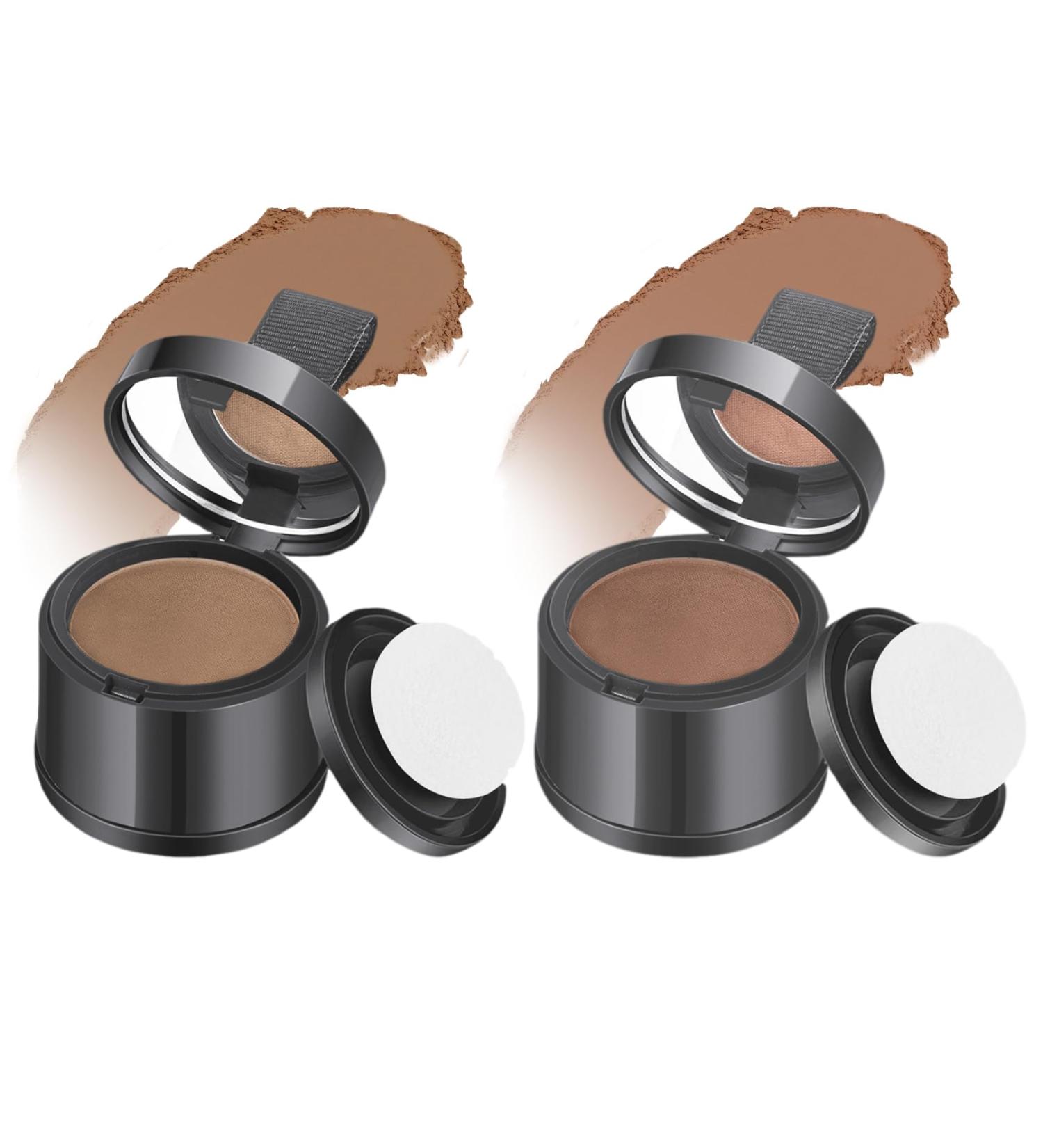 2Pcs Root Touch Up Powder Windproof & Sweatproof Hairline Powder for Women & Wen Natural Stain-Proof Hair Loss Concealer Hairline Powder for Thinning Hairline Coffee & Light Coffee Coffee Light Coffee - Buy Online on SooperMarket.com