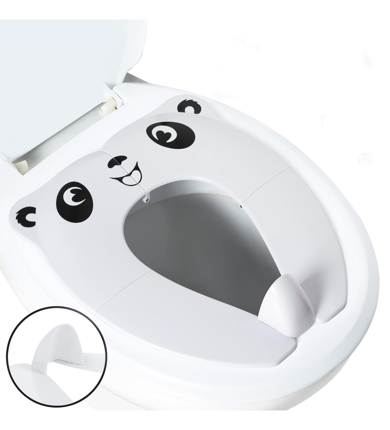 RafaLife Bath Toys - Upgrade Splash Guard Toilet Training Seat for Toddlers Boys & Girls - Portable Potty Seat with Carry Bag - Buy Online on SooperMarket.com