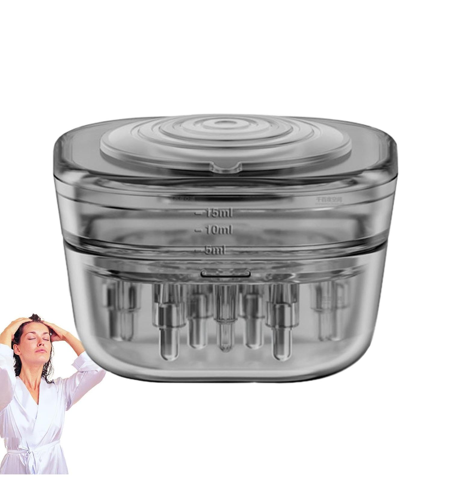 TROONZ Scalp Applicator | Head Fluid Dispenser for Hair Growth Oil Comb Applicator for Hair Scalp Oil Hair Liquid Comb for Loss Thinning - Buy Online on SooperMarket.com