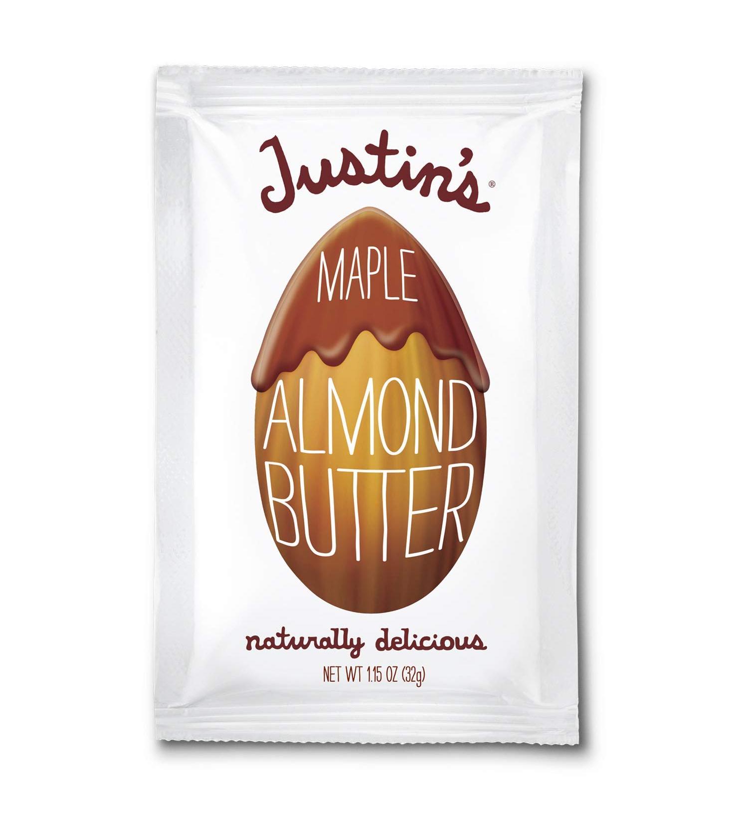 Justin's Maple Almond Butter 1.15 oz | All-Natural & Delicious Spread - Buy Online on SooperMarket.com
