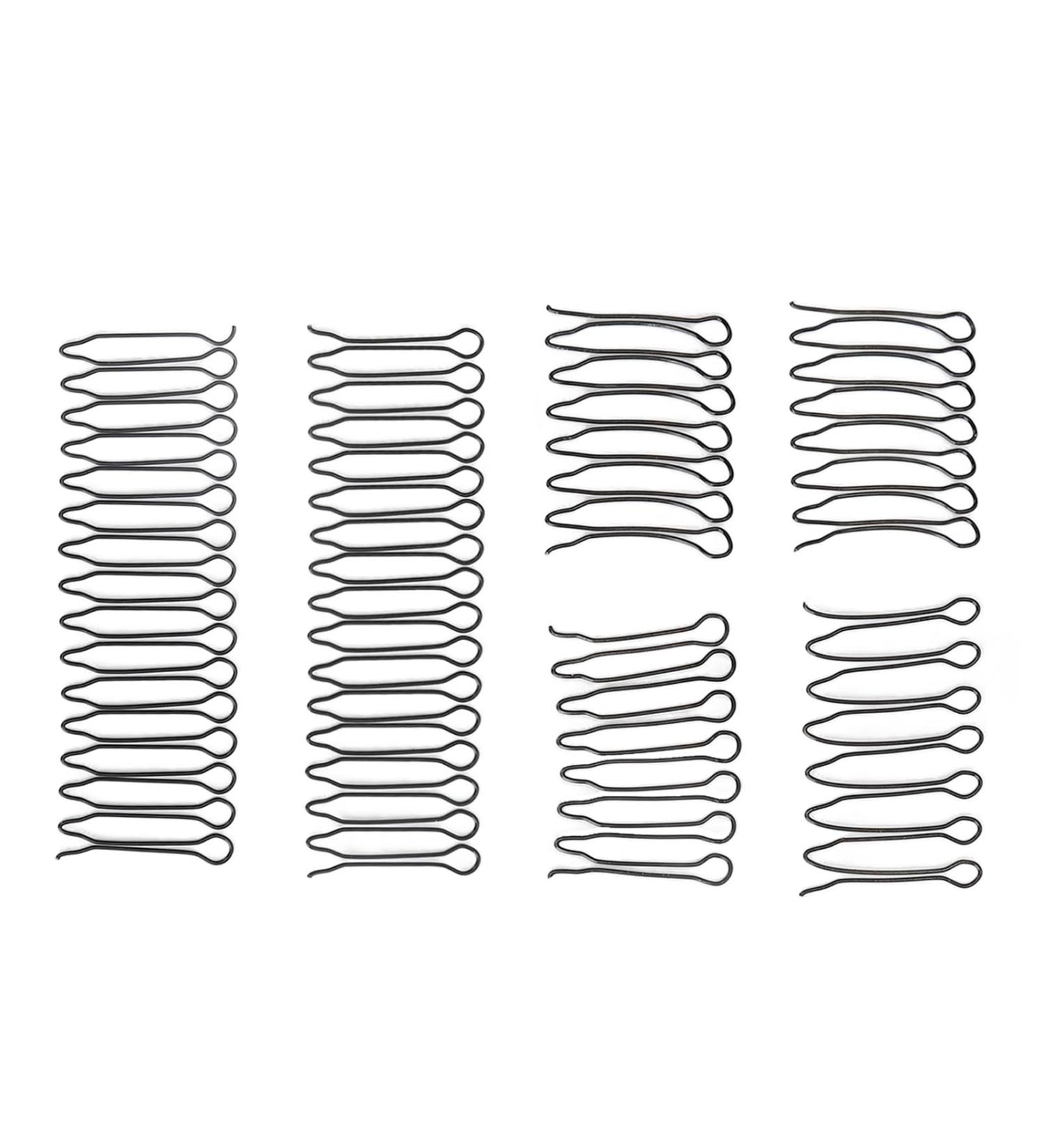 3 Set Twist Hair Clip Comb Fashionable Waterproof Elastic Anti Proof Metal Wire Hair Comb - Buy Online on SooperMarket.com