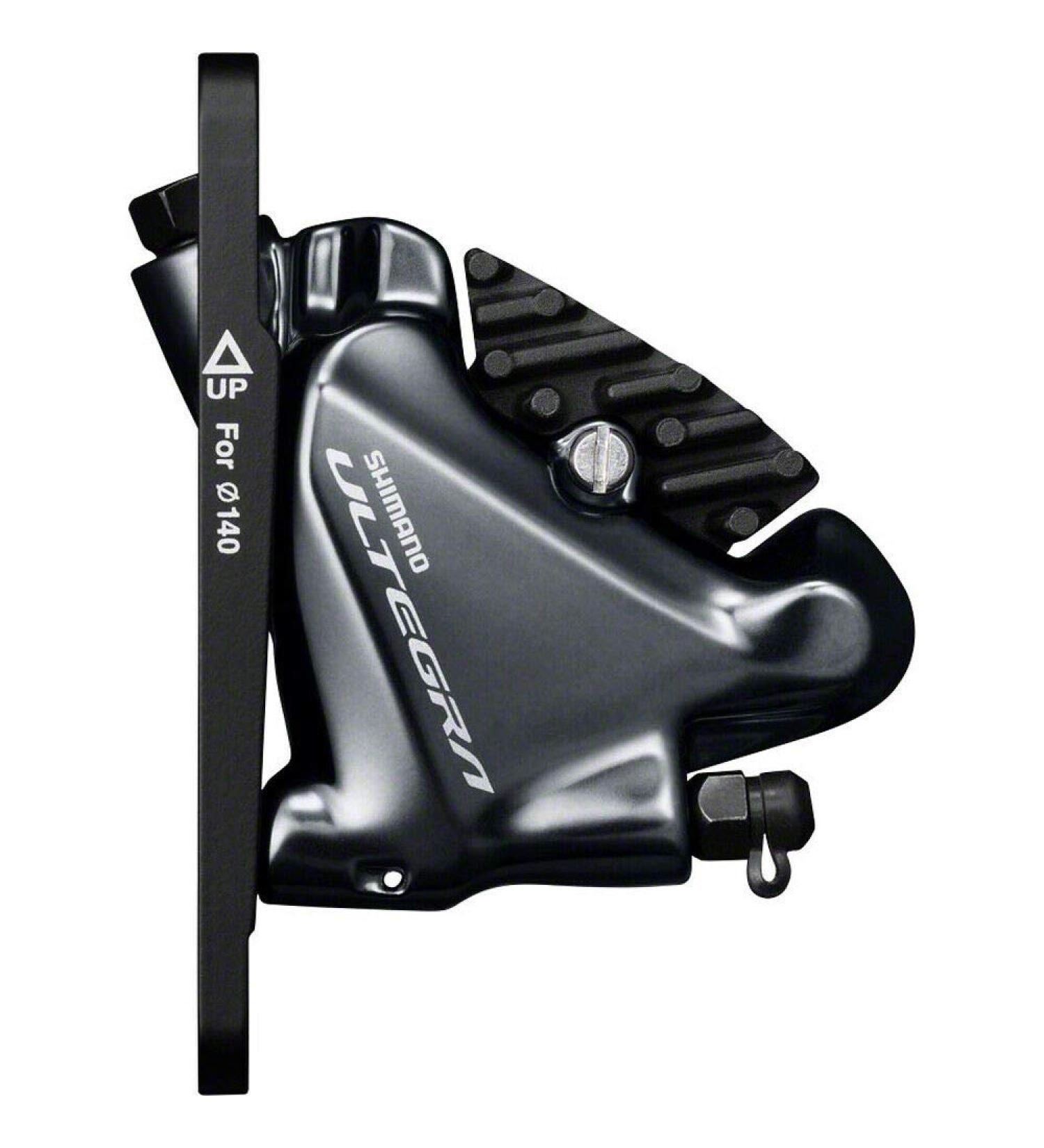 Shimano HYDRAULIC DISC BRAKE, BR-R8070, ULTEGRA,FRONT, FLAT MOUNT, W/BRACKET FOR 140/160MM ROTOR, W/L02A RESIN PAD