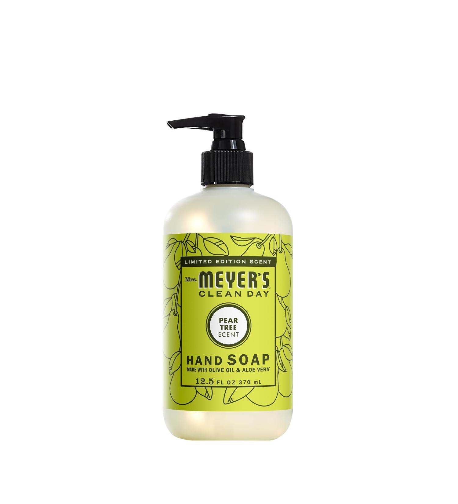 Mrs. Meyer's Pear Tree Hand Soap - 12.5 oz | Eco-Friendly & Fragrant | International Shipping Available - Buy Online on SooperMarket.com
