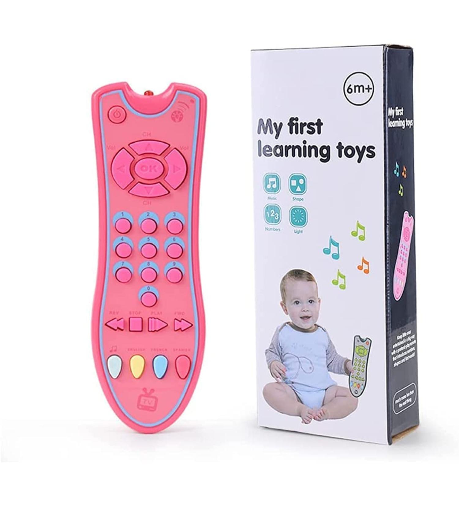 Shop Wahksr Pink Remote Control Baby Toy | Fun Learning Music & Activities for 12+ Months - Buy Online on SooperMarket.com