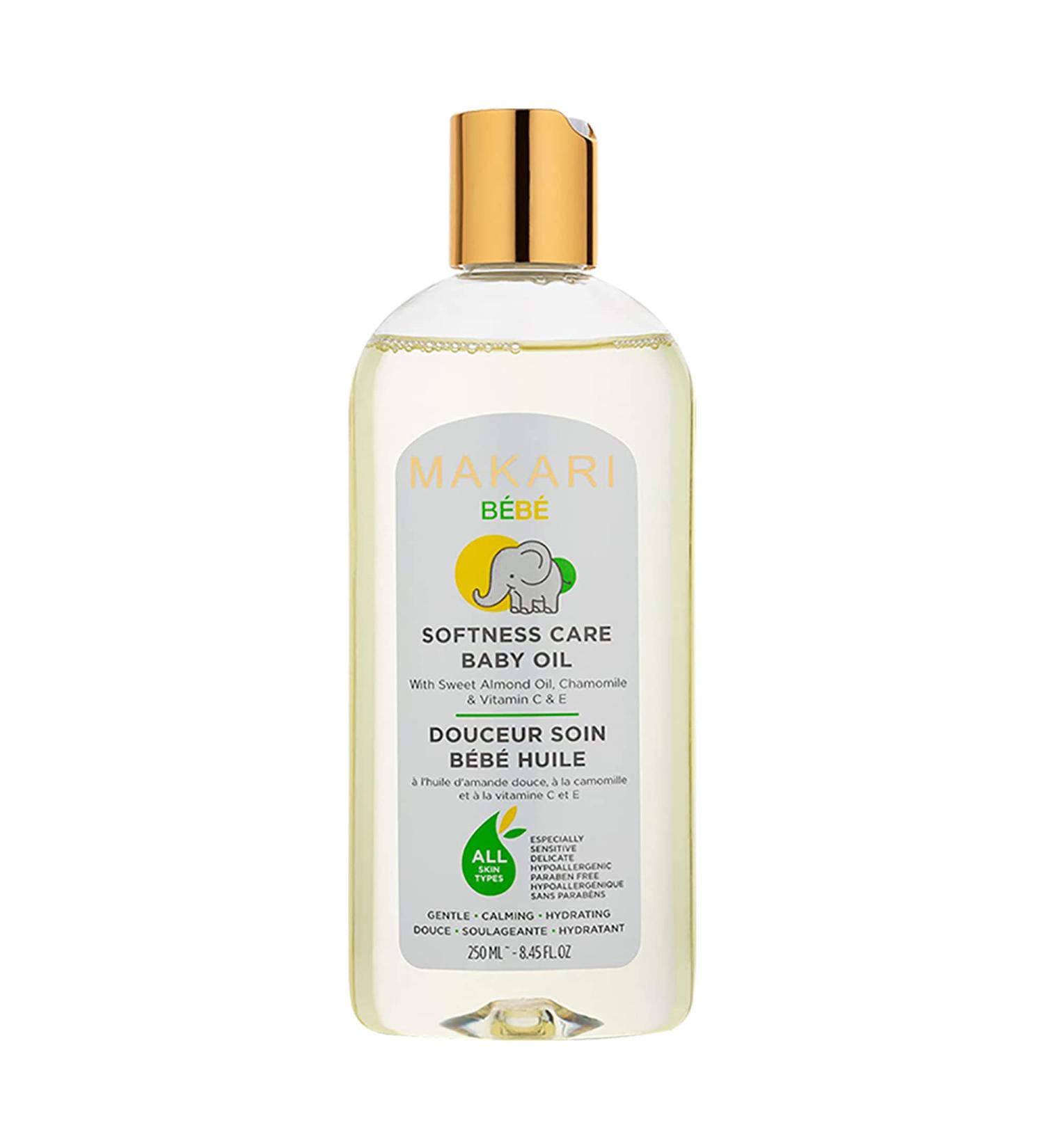 Makari Bebe Softness Care Baby Oil (250 ml) | Sweet Almond Oil-Enriched Baby Massage Oil for Delicate & Sensitive Skin - Buy Online on SooperMarket.com