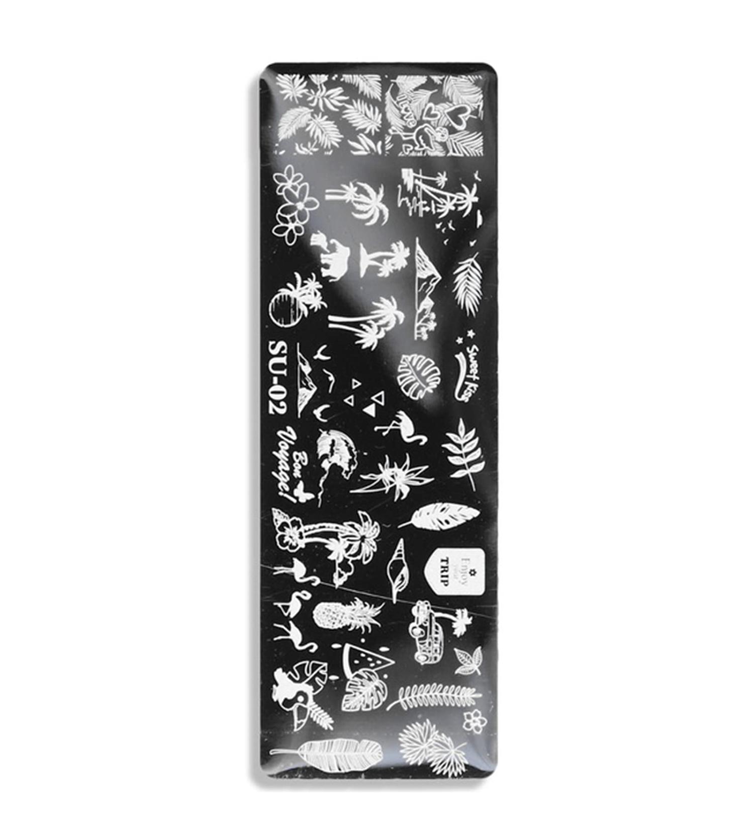 Sanwood Nail Stamps for Stunning Nail Art | Stainless Steel Manicure Tool Set for Women | Perfect Human Facial Pattern Templates - Buy Online on SooperMarket.com