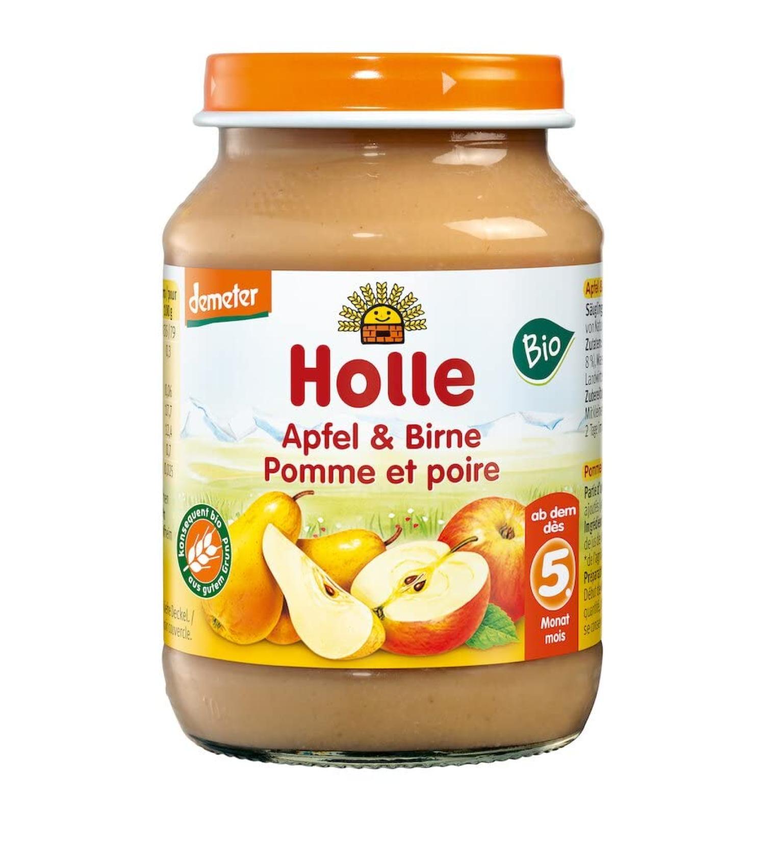 Holle Organic Apple & Pear (6 x 190 gr) 190 g (pack of 6)