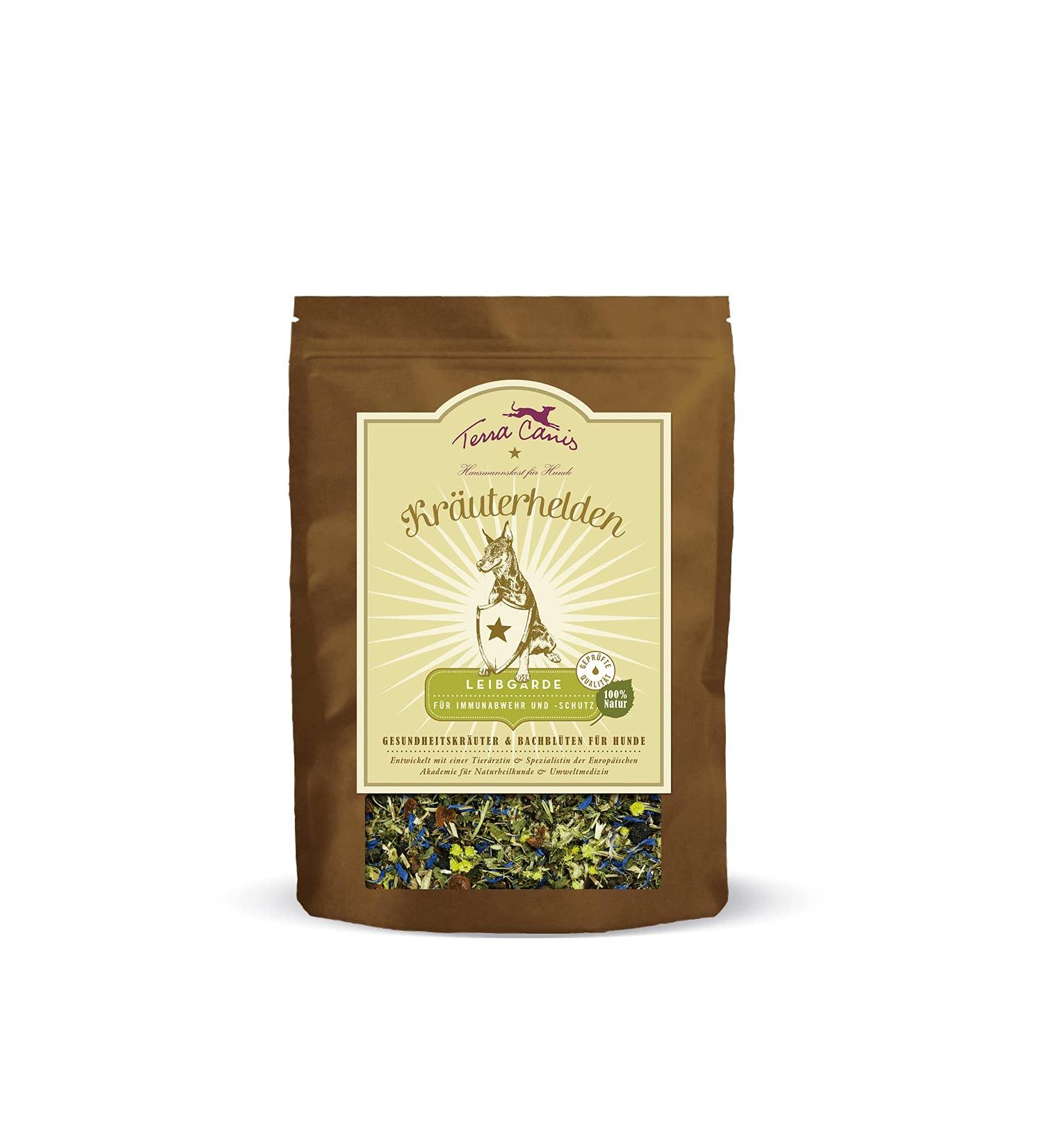 Terra Canis Leibgarde for Immune Defense & Protection - Herbal Heroes for Dogs | Natural Dietary Supplements with Health Herbs & Bach Flowers - 100g - Buy Online on SooperMarket.com