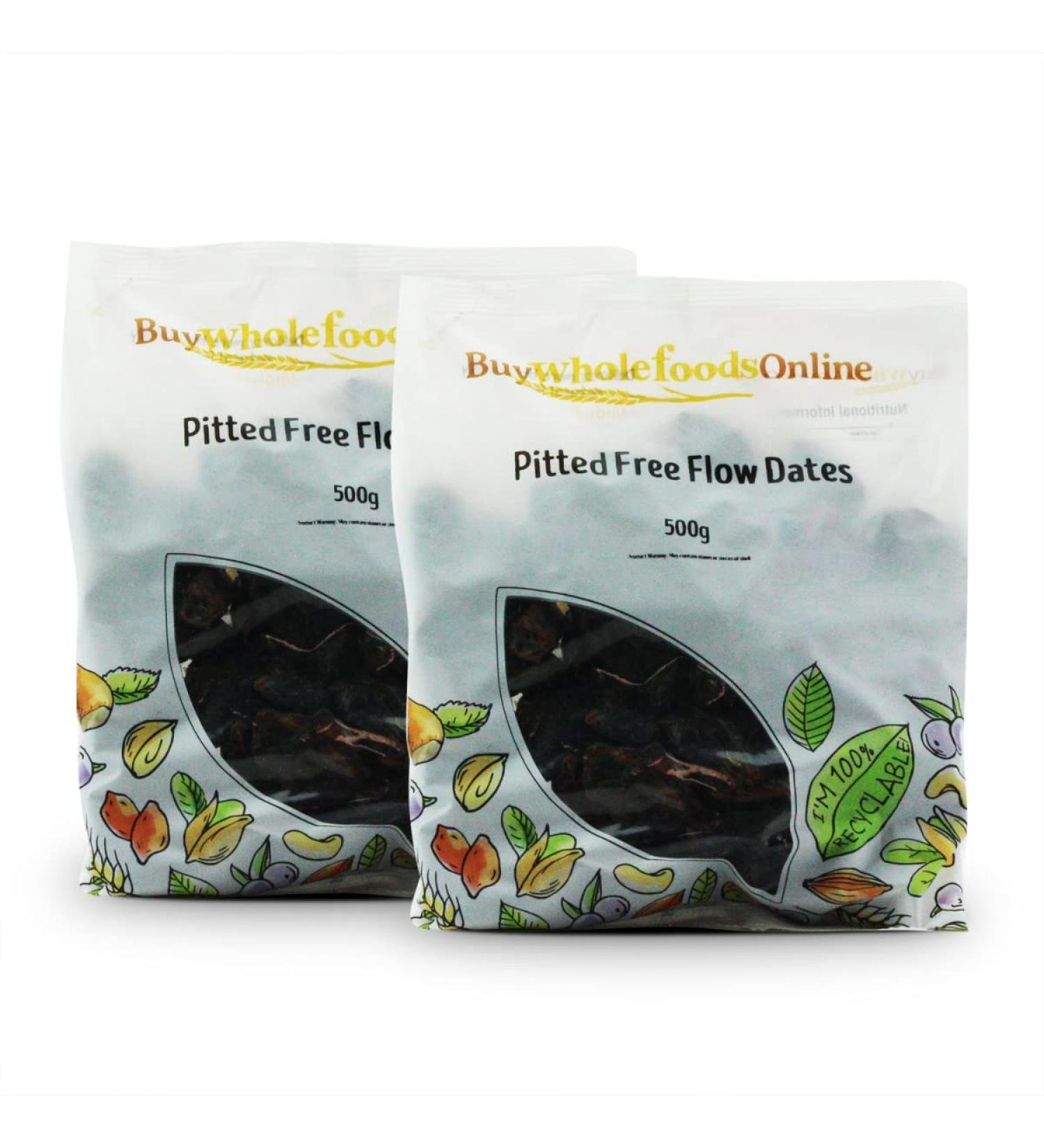 Dates Pitted Free Flow 1kg (BWFO)