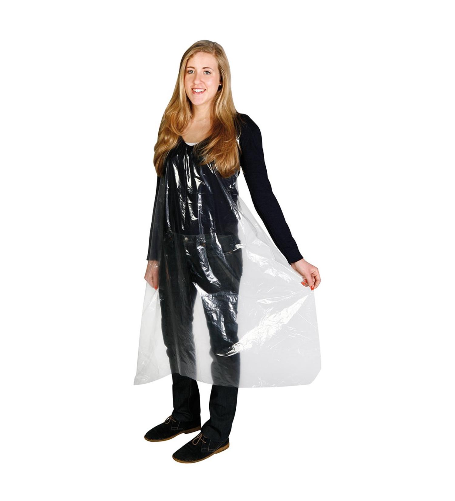 Comair 3011606 Disposable Dyeing Apron Transparent Smooth 25 Bags 0.019 x 100 x 138 mm