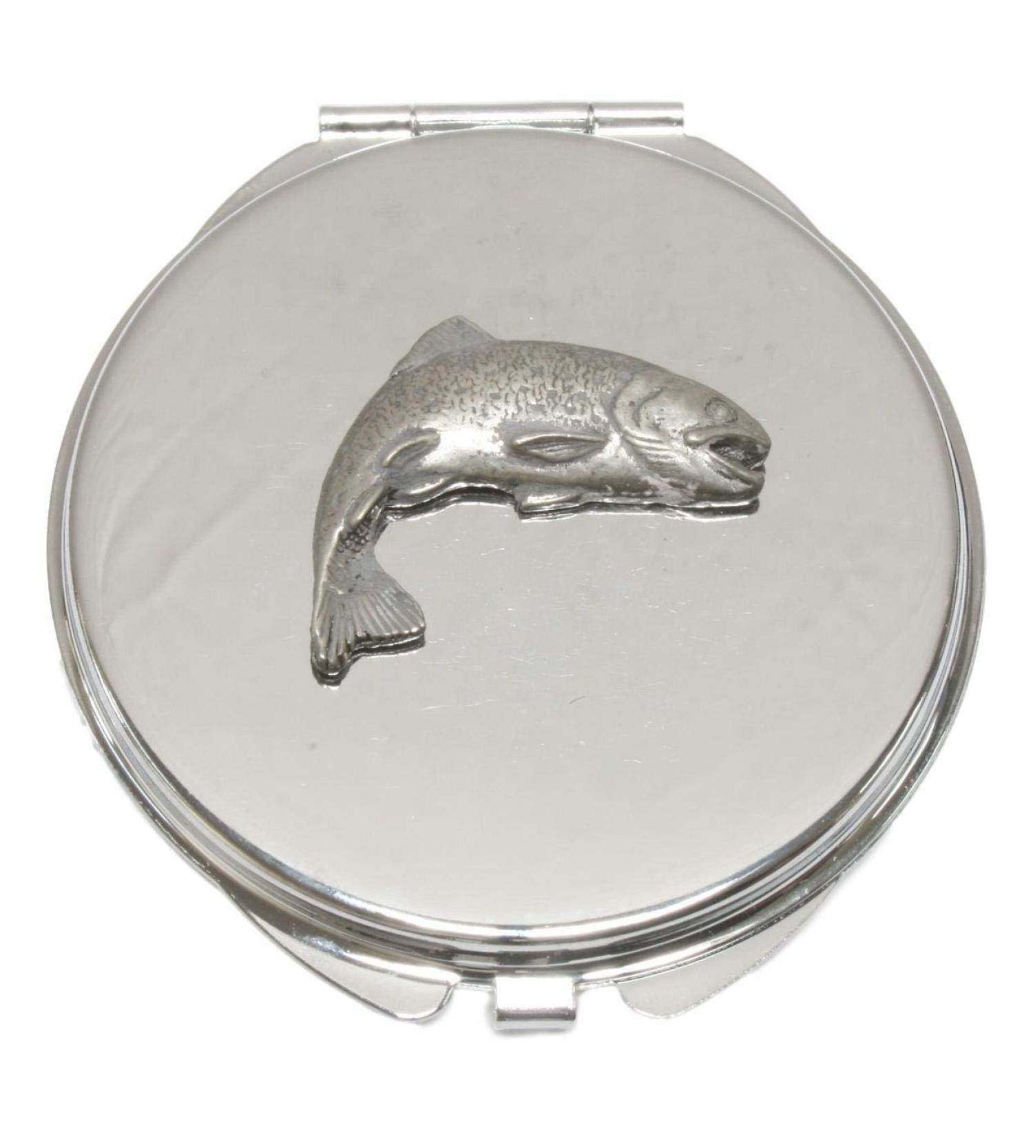 Trout Compact Mirror Handbag Gift With Free Engraving 378 - Buy Online on SooperMarket.com
