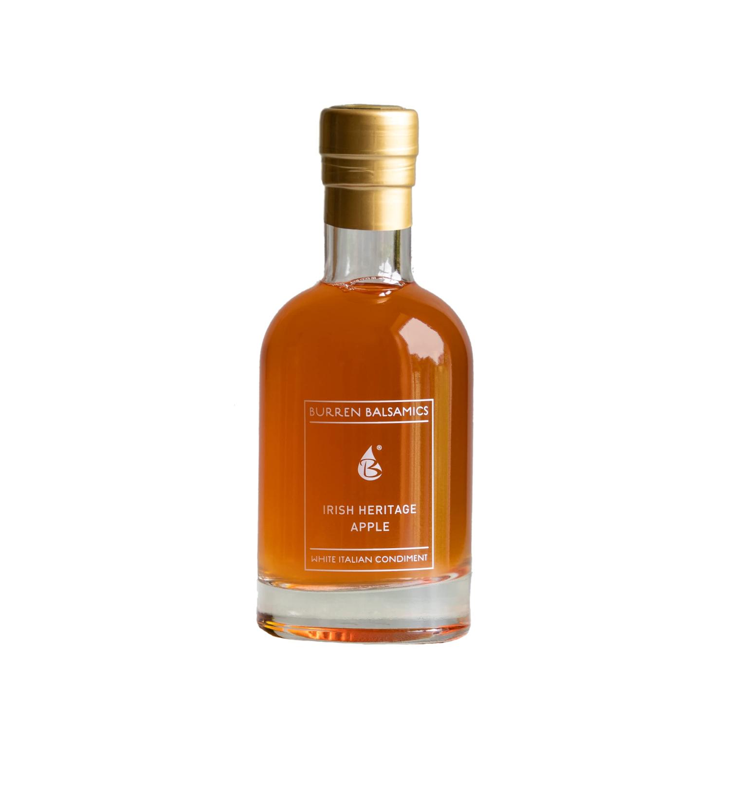 Burren Balsamics Irish Heritage Apple Infused White Balsamic Vinegar of Modena 200ml - Authentic Irish Flavor - Buy Online on SooperMarket.com