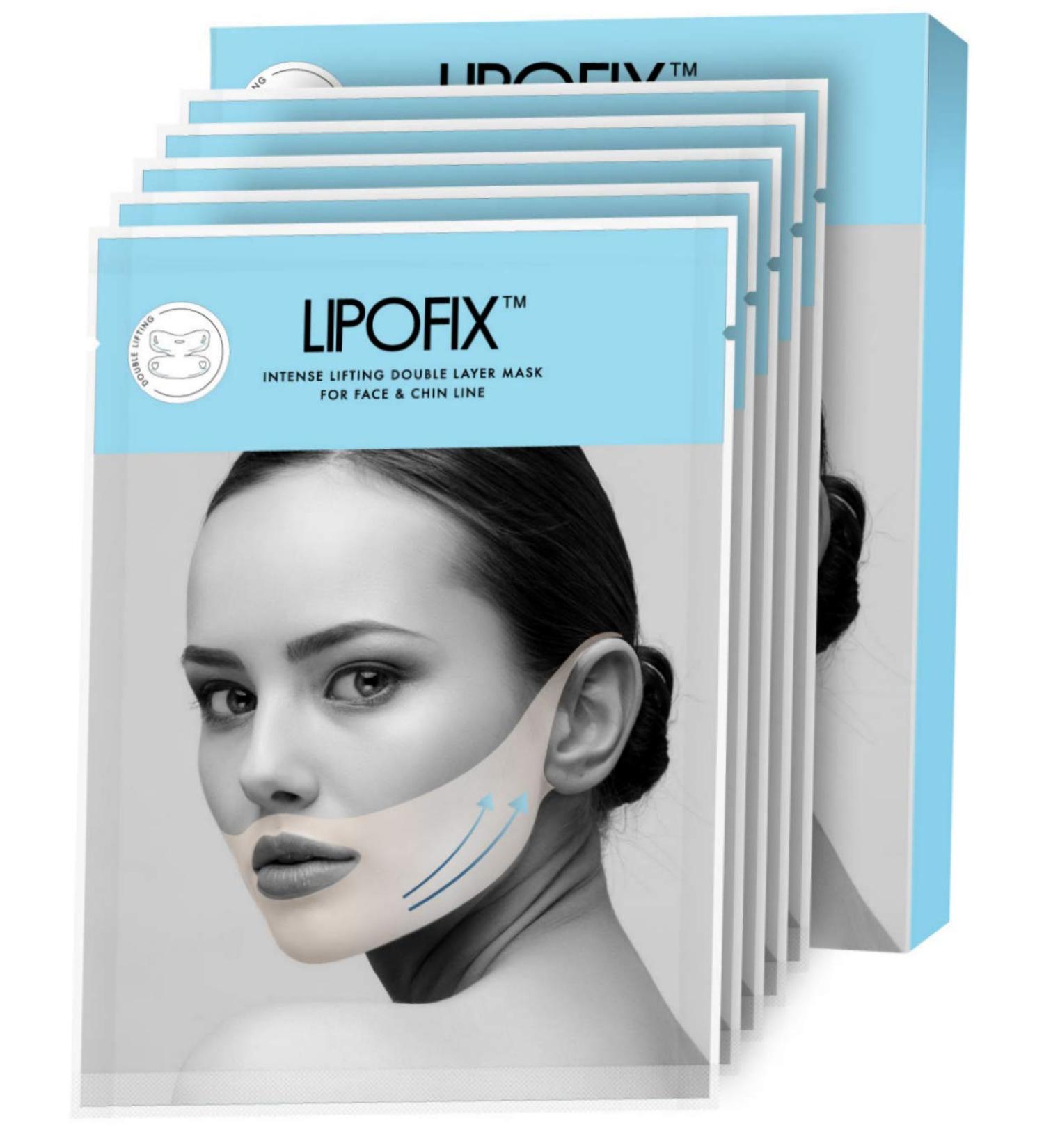 Double Chin Intense Contour Double Layer Mask LipoFix - 5 Masks - Buy Online on SooperMarket.com