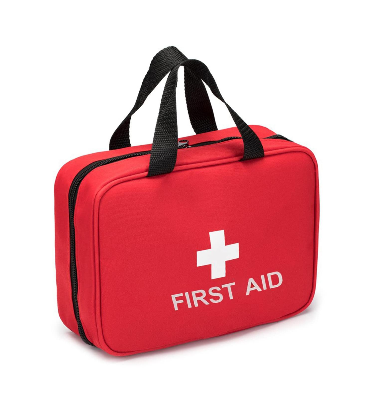 UV Stylish Medicine Bag Travel | Portable Empty First Aid Kit for Home Office Car Camping & Hunting - Red - Buy Online on SooperMarket.com