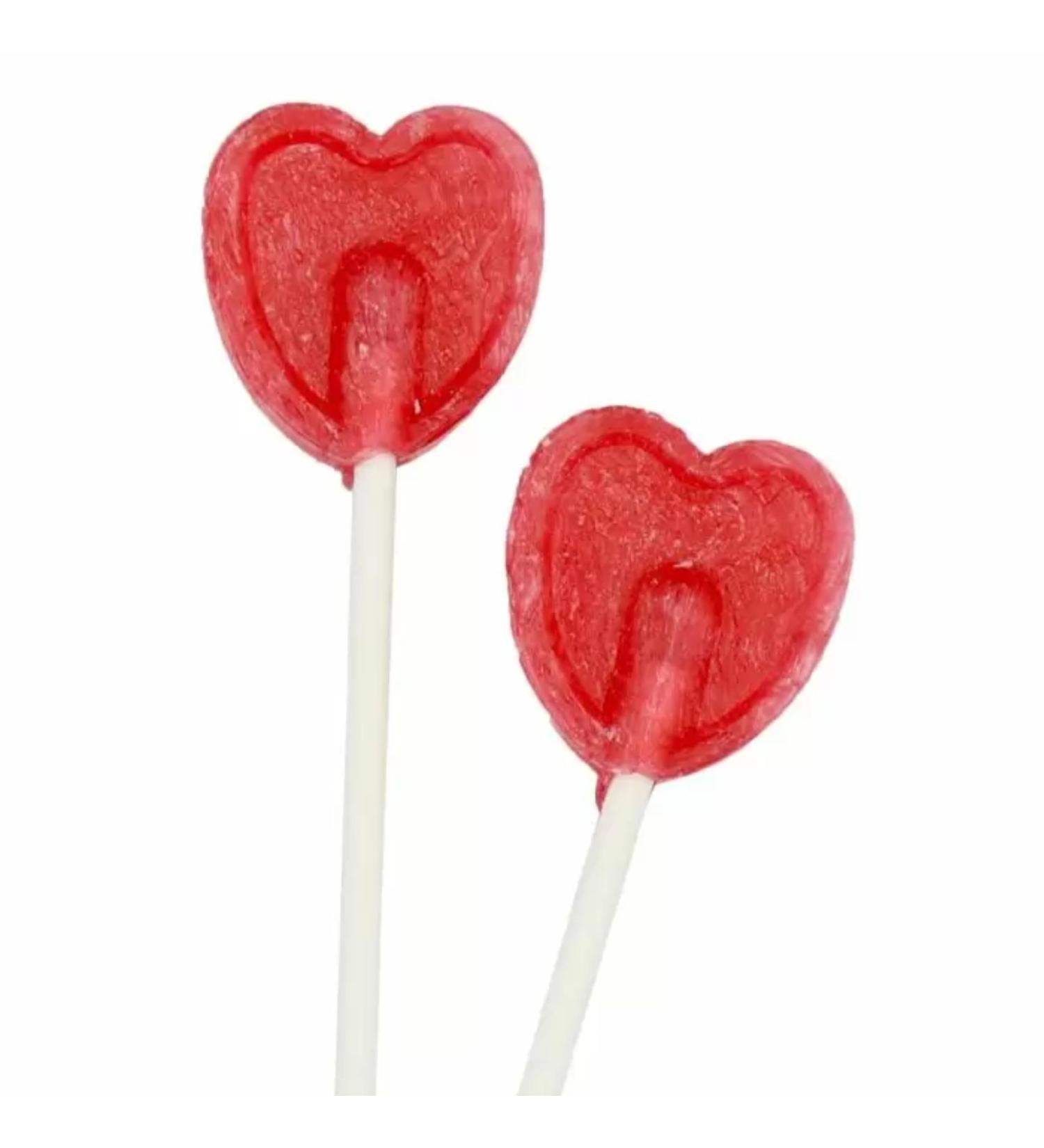 Cherry Heart Shape Lollipops/Lolly. PACK OF 30 .Ideal for Party Favours Weddings baby shower baby shower Birthdays Anniversary and Valentines decorations