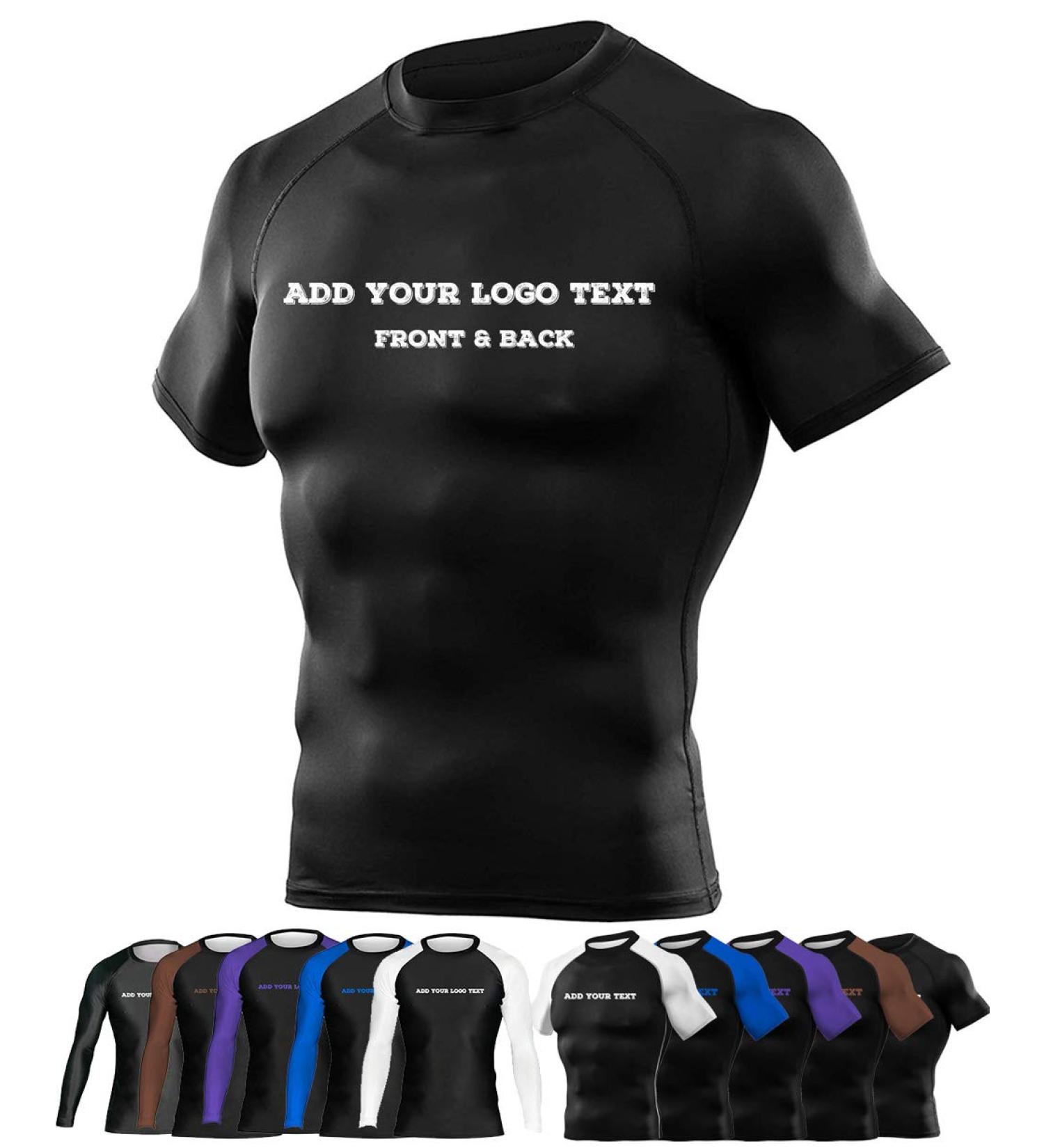 Custom Front & Back Print BJJ Foundation Rash Guard - Black, XL No Gi Jiu Jitsu Rashguard - Buy Online on SooperMarket.com