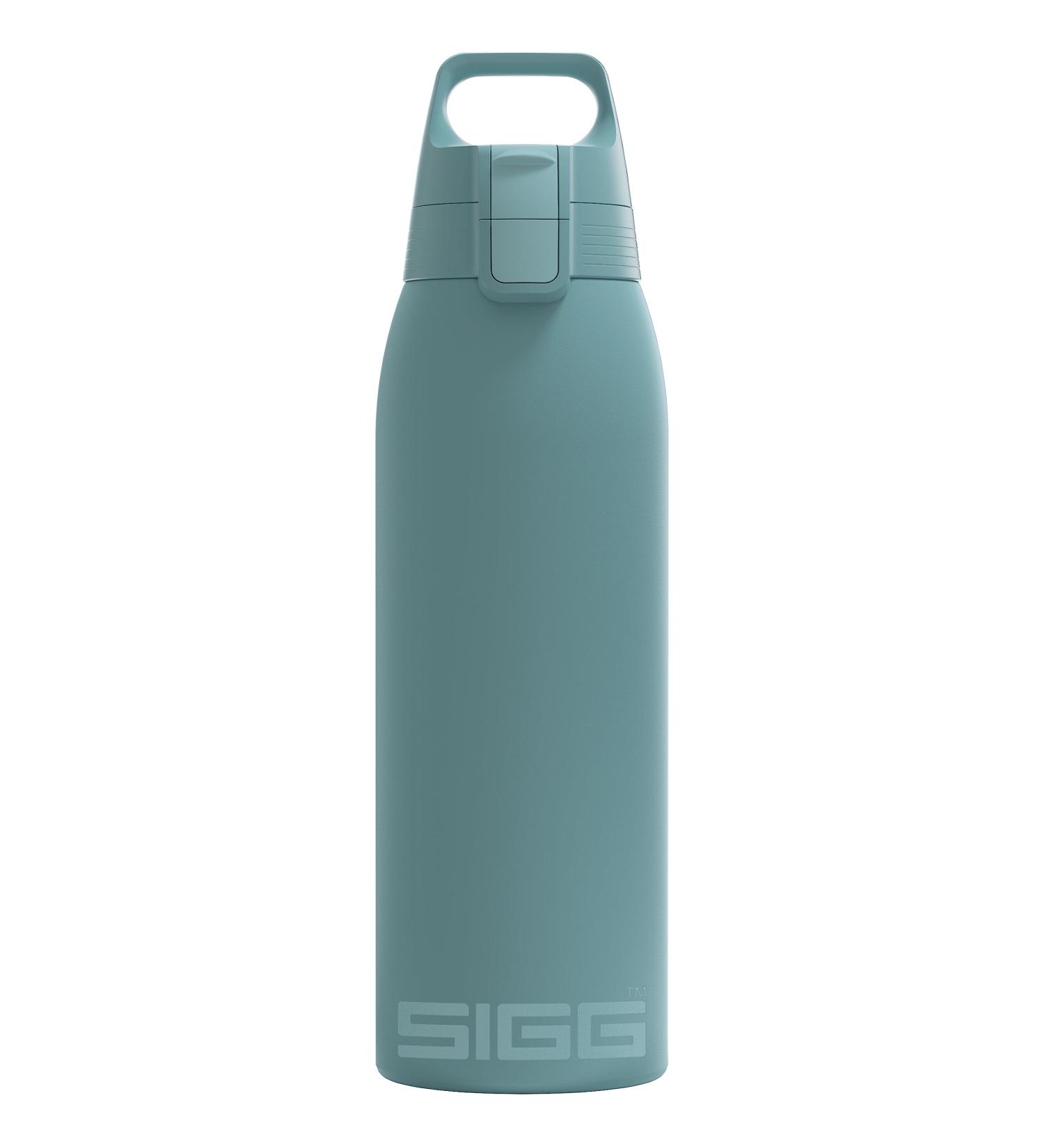 SIGG Isolated Drinking Bottle - Shield Therm 1L Morning Blue | Leak-Proof Dishwasher-Safe BPA-Free Ideal for Carbonated Drinks - Eco-Friendly Design - Buy Online on SooperMarket.com
