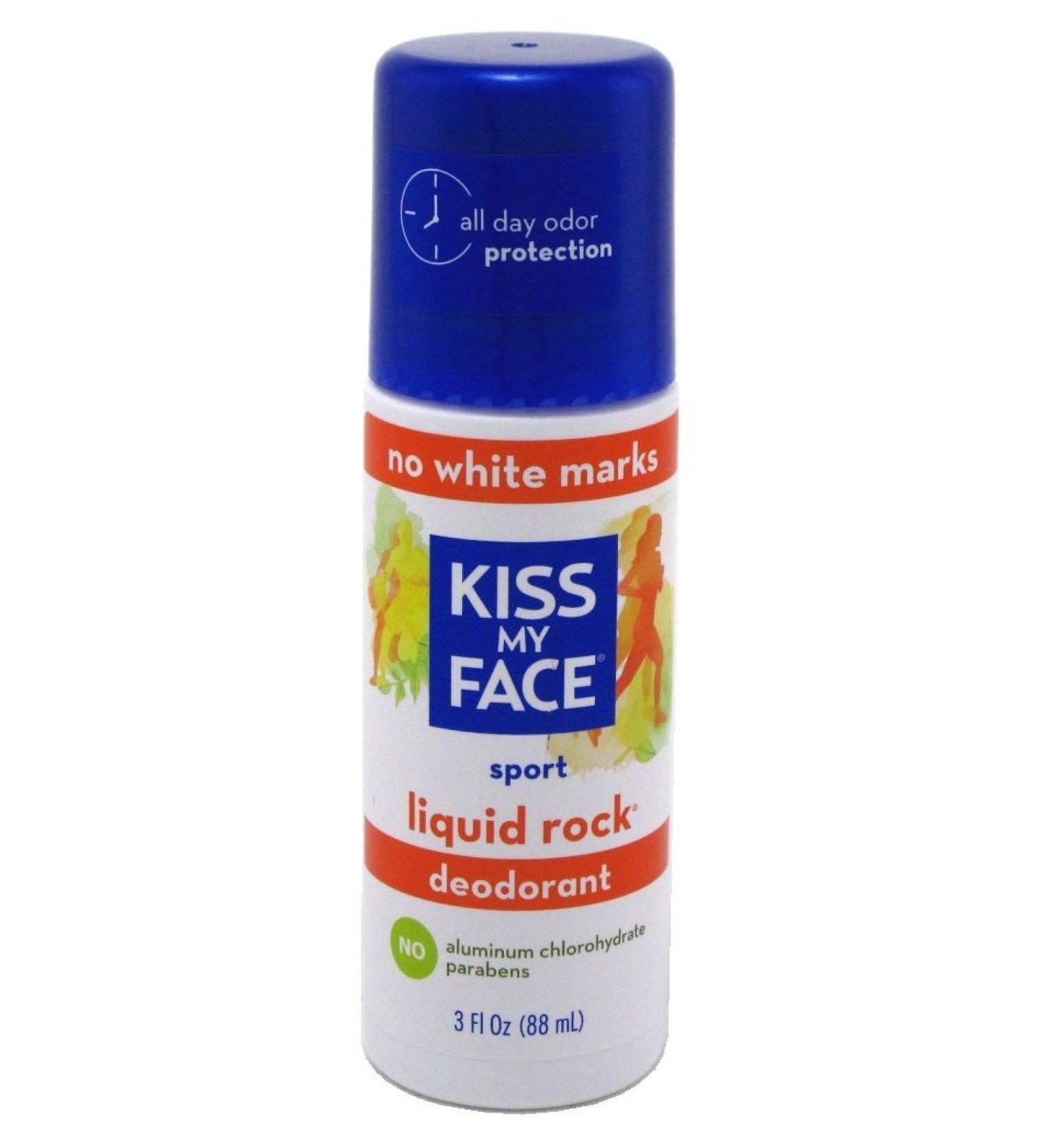 Kiss My Face Deodorant Liquid Rock Roll-On Sport 3oz (88ml) - 2 Pack - Buy Online on SooperMarket.com
