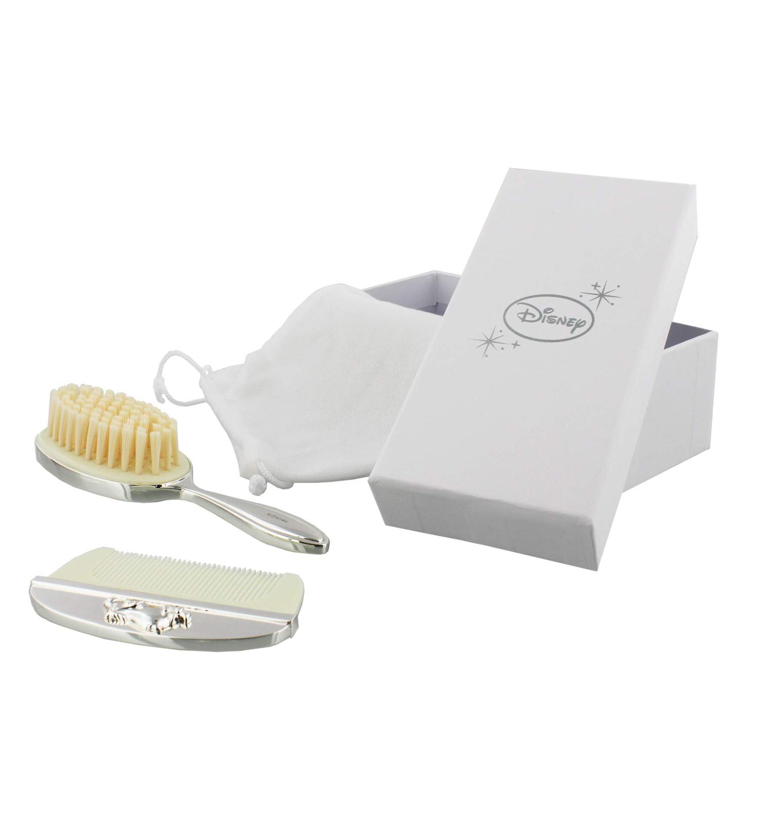 Disney DI128 Winnie The Pooh Silverplated Brush and Comb Set