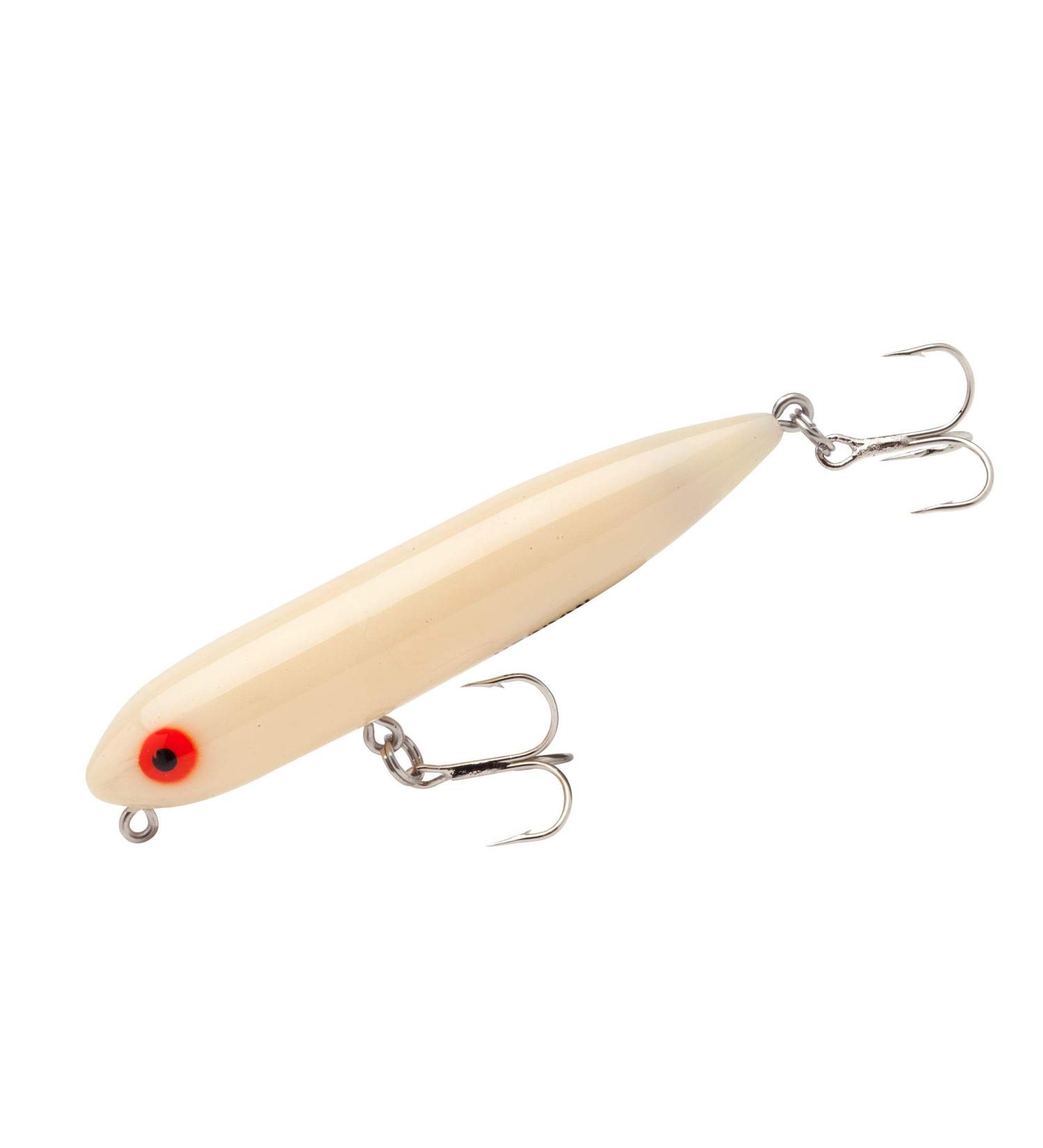 Heddon Zara Spook 1/4 Oz Bone Puppy Topwater Fishing Lure - Legendary Walk-The-Dog Style - Buy Online on SooperMarket.com