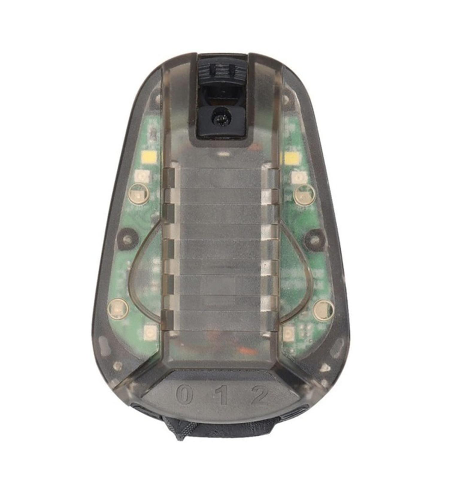 Mioyoow Tactical Helmet Light | Designable IR LED Flashlight for Adventurers | Green Tactical Klipp Light (No Battery) - Buy Online on SooperMarket.com
