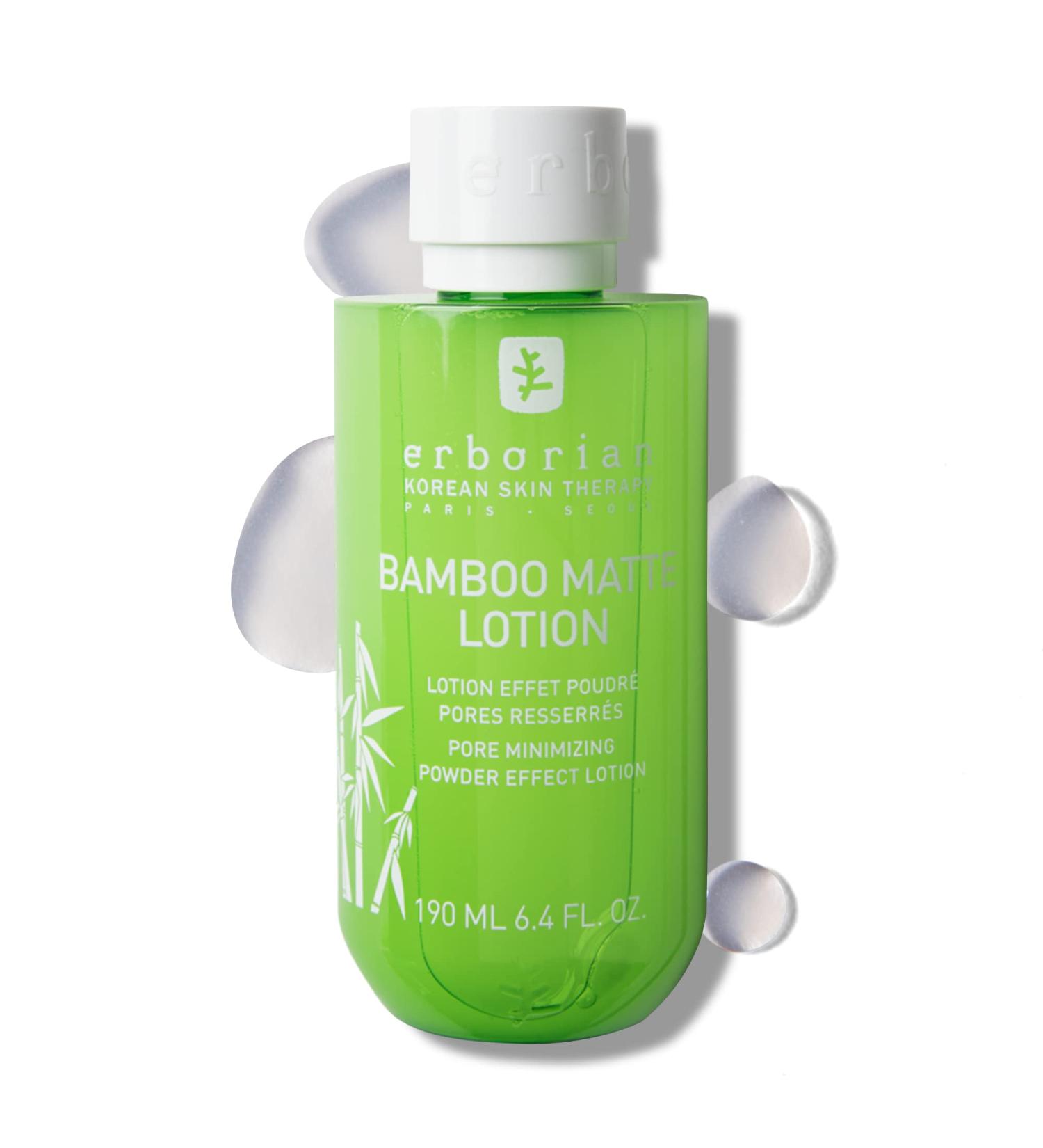 Erborian Bamboo Pore Minimizing Lotion - Mattifying Hydrating Toner for Oily Skin - Korean Skincare - 6.4 Oz - Buy Online on SooperMarket.com