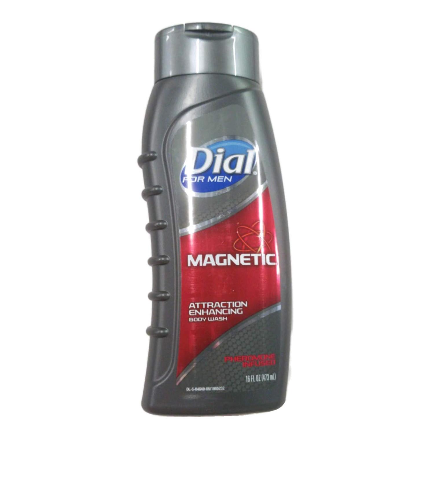 Dial Body Wash for Men Magnetic Clean Rinse 16 Ounce (Pack of 6) Magnetic Clean Rinse 16 Fl Oz (Pack of 6)