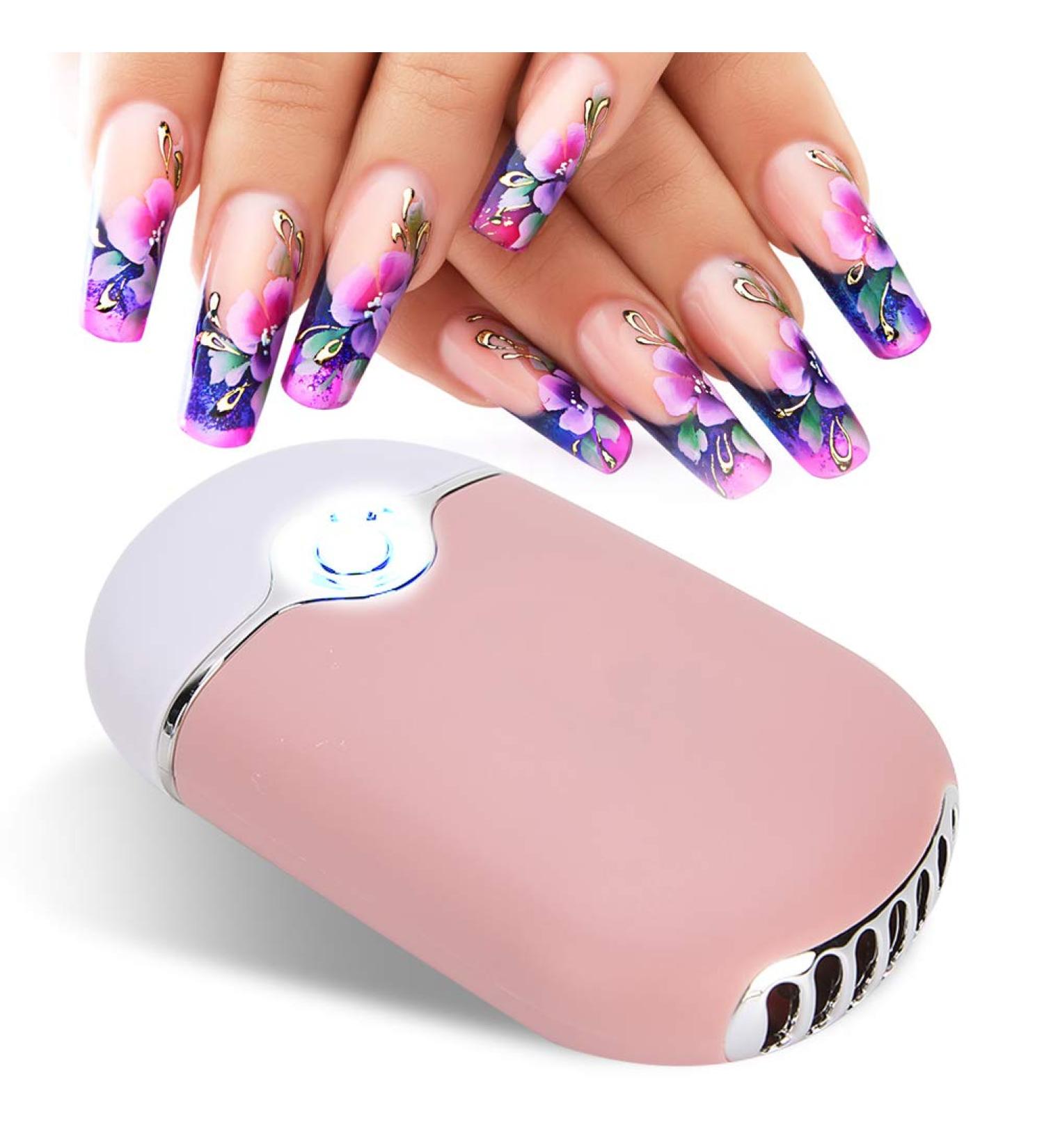 Portable USB Nail Polish Fan Dryer for Salon and Personal Use - Buy Online on SooperMarket.com