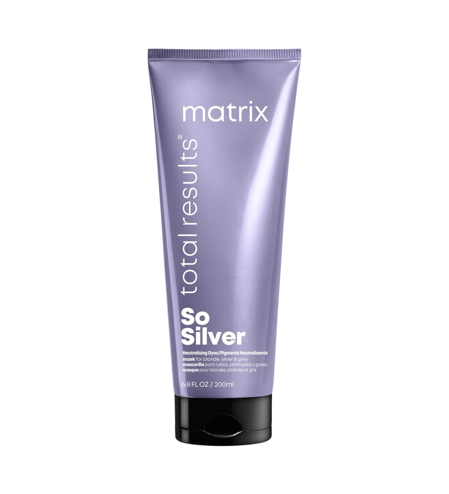 Matrix Total Results So Silver Deep Conditioning Hair Mask - Repairs Blonde & Silver Hair - 6.8 Fl Oz - Buy Online on SooperMarket.com