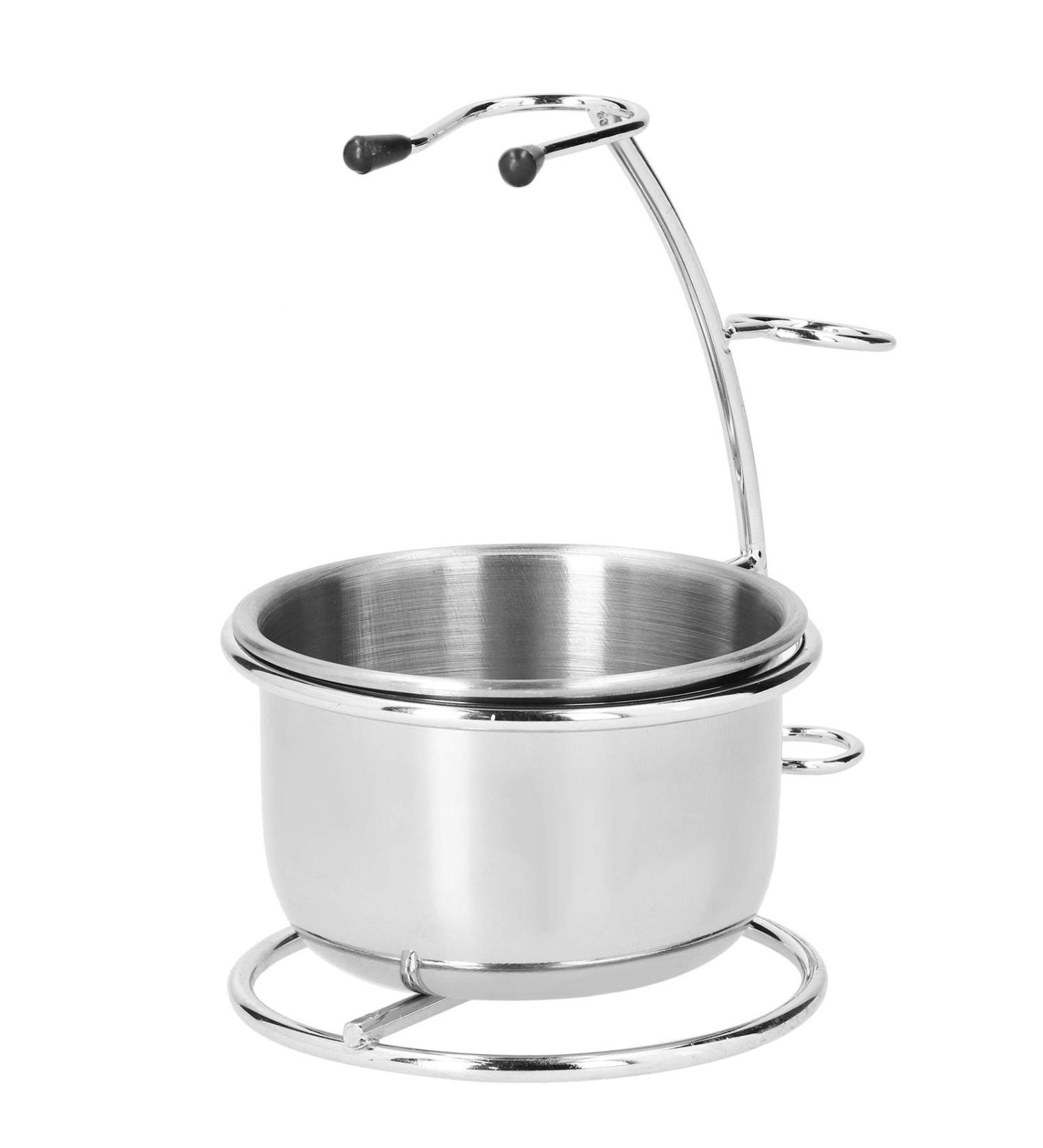 Junlucki Shaving Stand Bowl Set | Practical Beard Brush Holder for Soap | Fast International Shipping - Buy Online on SooperMarket.com