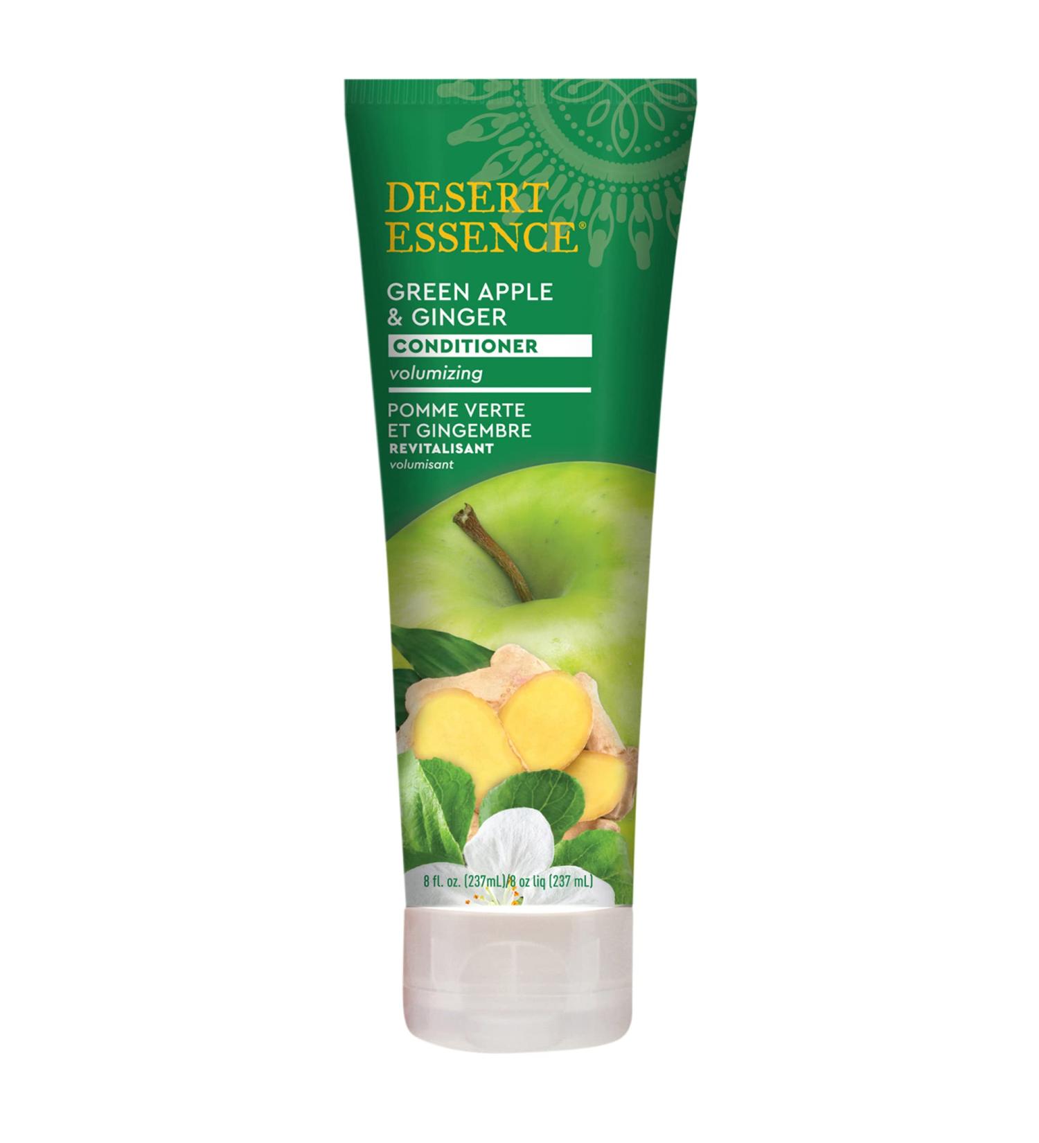 Desert Essence Green Apple & Ginger Conditioner - 8 Fl Oz - Volumizing & Moisturizing for Fine Hair - Buy Online on SooperMarket.com