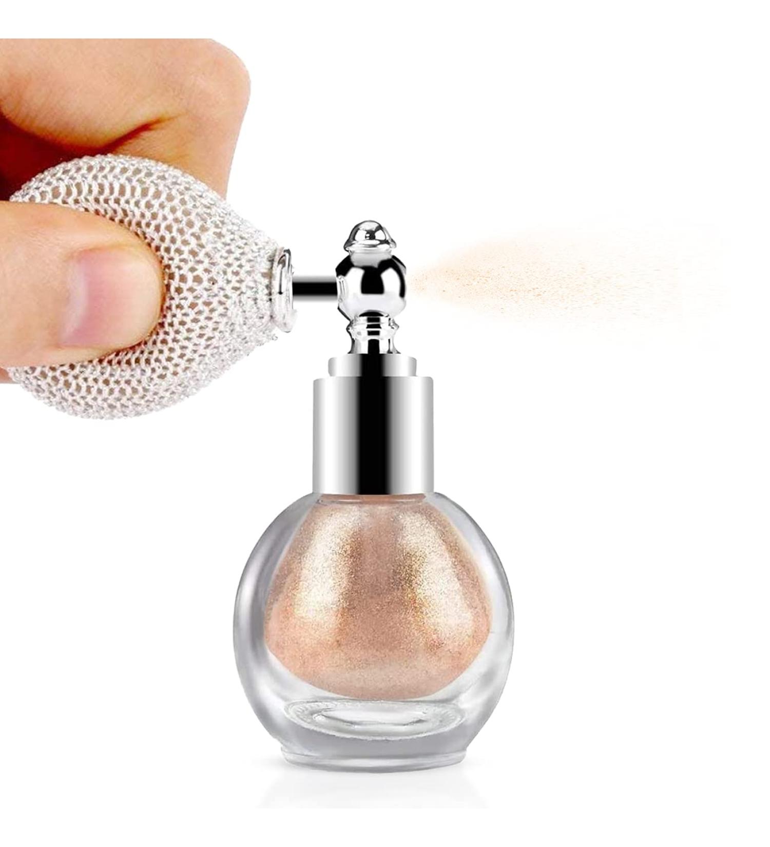 Ksndurn Malt Gold Glitter Highlighter Powder Spray - Shimmer Sparkle Makeup Spray - Buy Online on SooperMarket.com