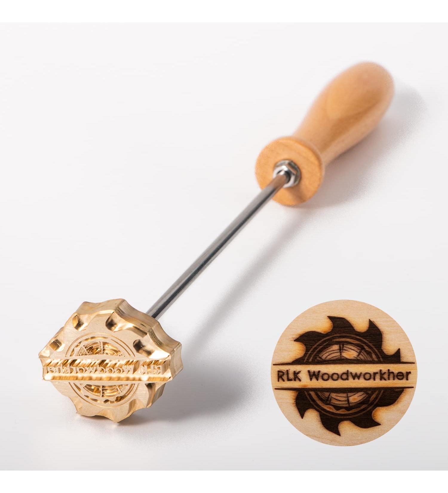 STAMTECH Custom Metal Branding Iron for Wood, Leather, and More - Personalized and Durable (1x1) - Buy Online on SooperMarket.com