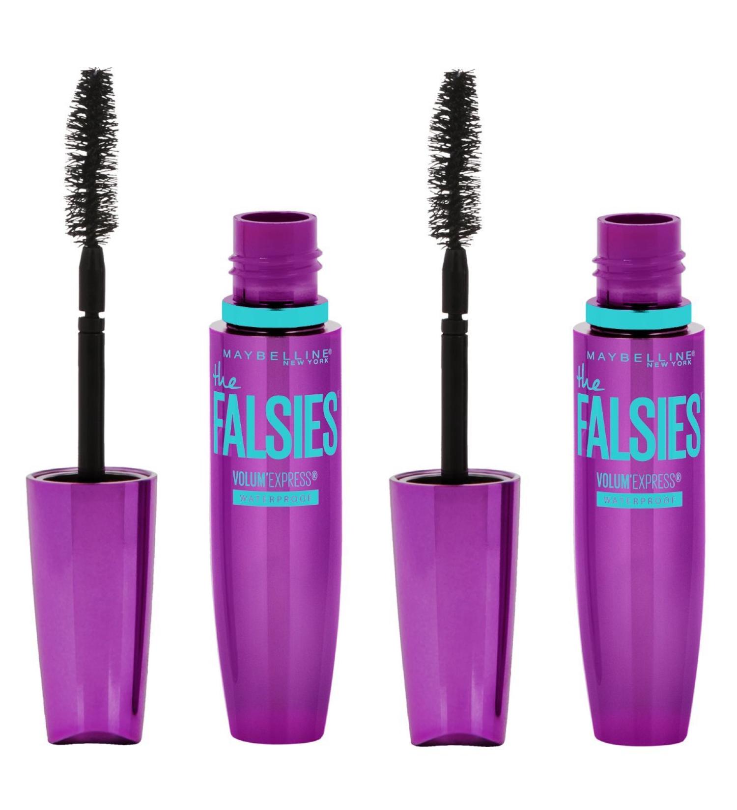 Maybelline Volum' Express Falsies Waterproof Mascara - Very Black (2 Pack) - Buy Online on SooperMarket.com