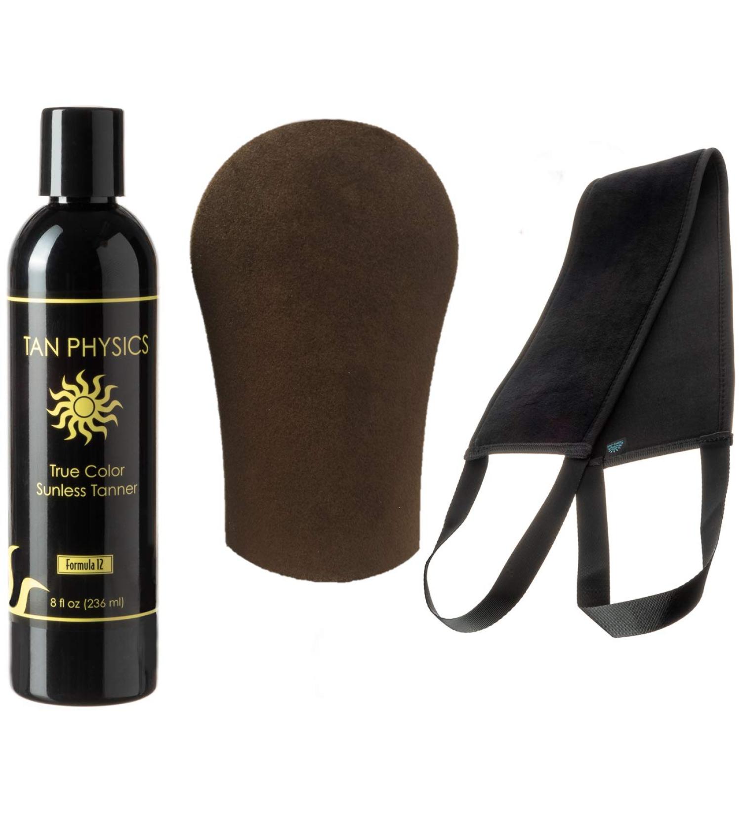 Tan Physics True Color Tanner 8 oz with Tanning Mitt and Back Applicator - Buy Online on SooperMarket.com