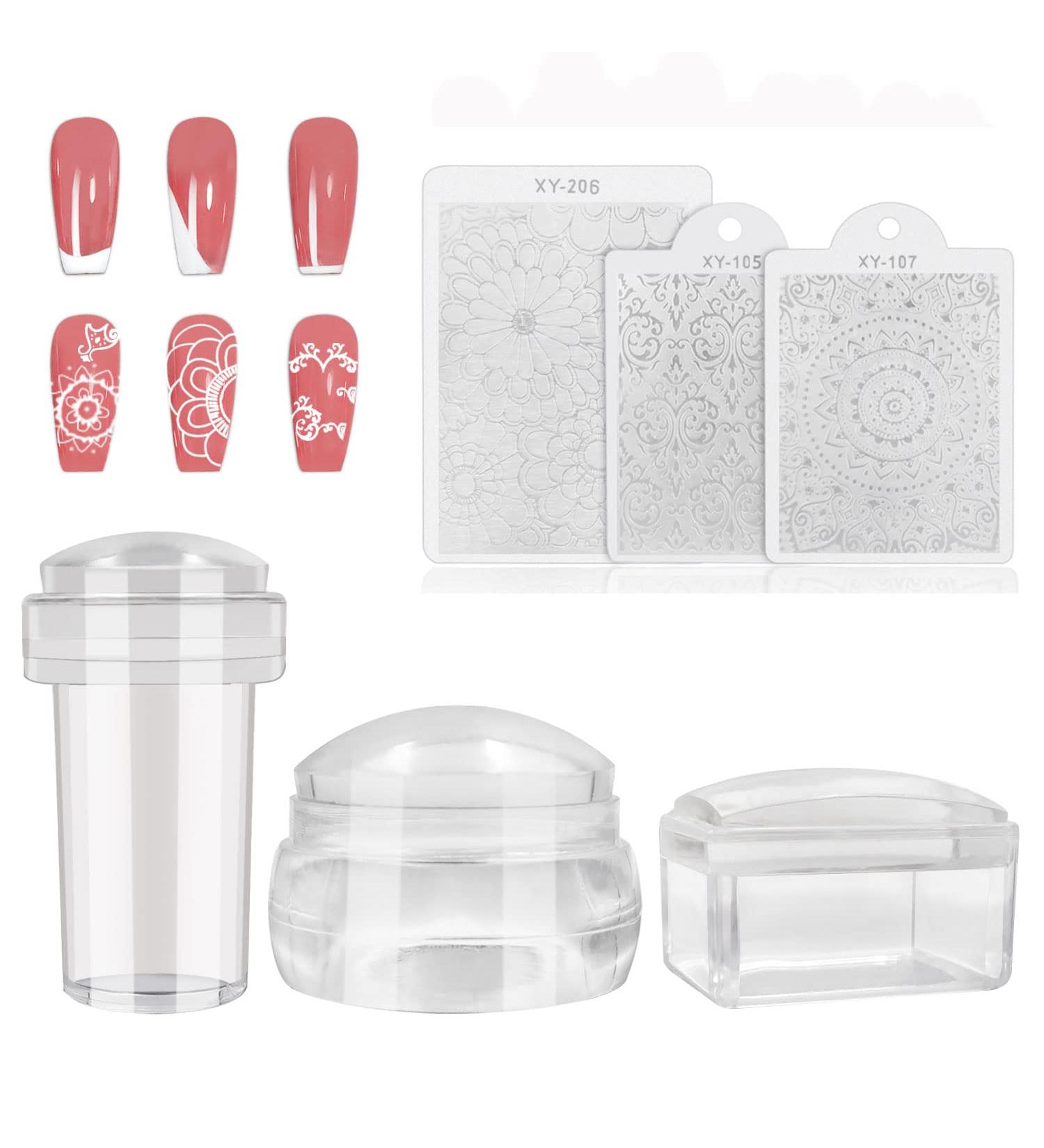 Premium Nail Stamp Set for French Manicure | Nail Design Accessories | International Shipping - Buy Online on SooperMarket.com