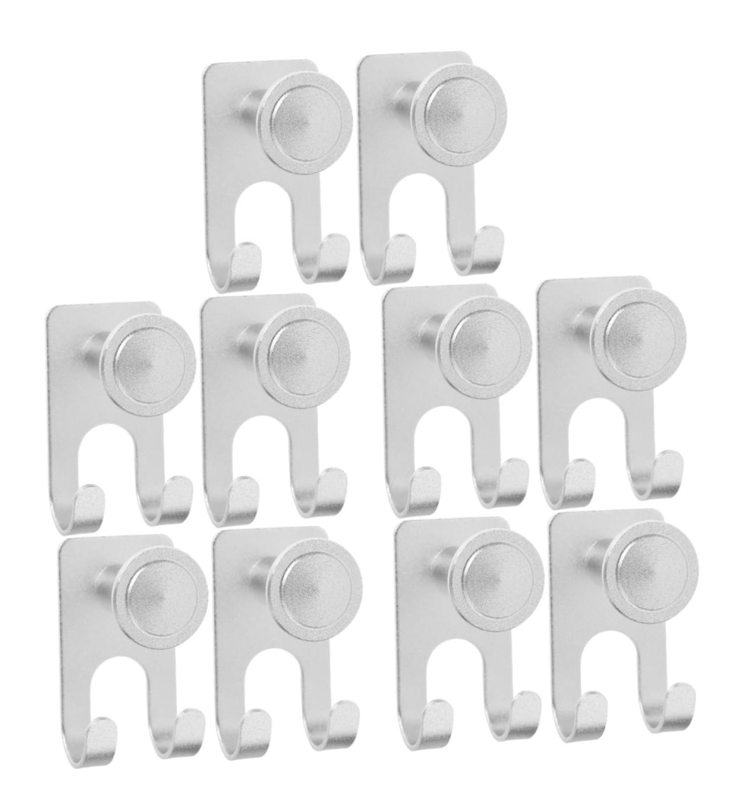 Cabilock 10 pcs No Hook Shaver Holder | Bathroom Razor & Towel Storage | Aluminum Alloy Clothes Hook - Buy Online on SooperMarket.com