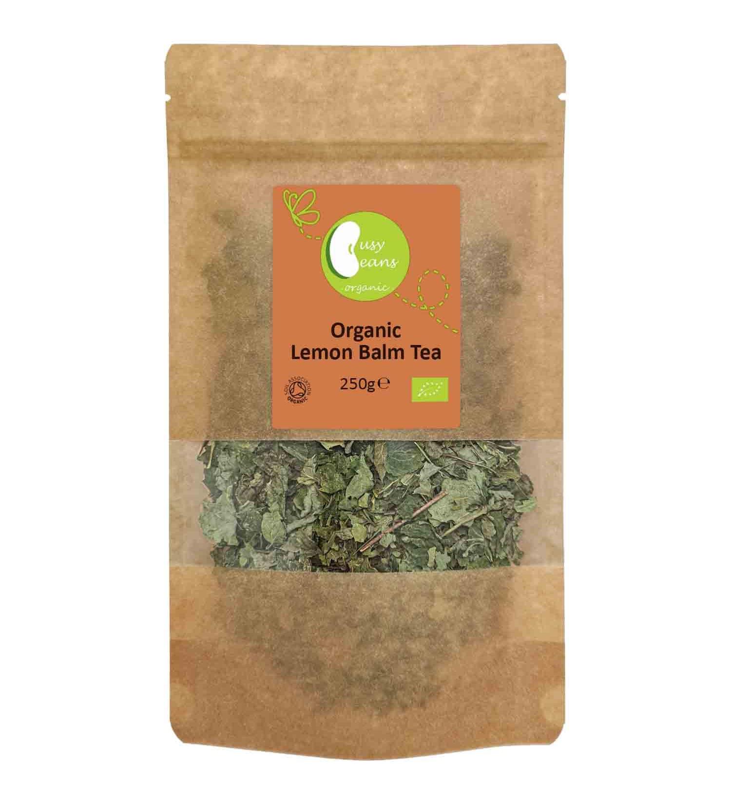Organic Lemon Balm Tea - Certified Organic - by Busy Beans Organic (250g) - Buy Online on SooperMarket.com