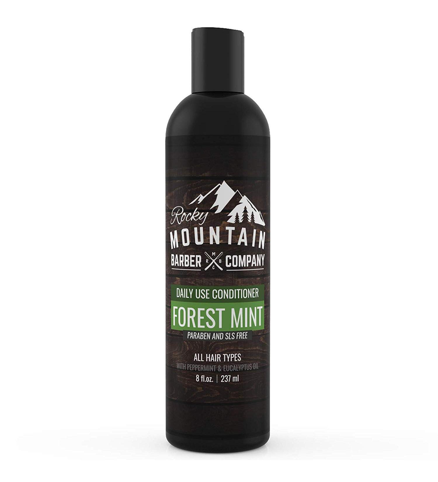 Rocky Mountain Barber Co. Men's Conditioner - Tea Tree Oil & Peppermint - 8oz - Buy Online on SooperMarket.com