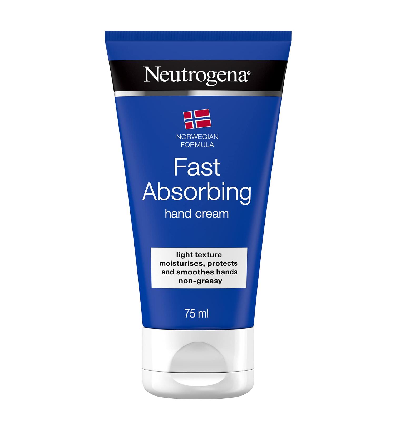 Neutrogena Norwegian Formula Fast Absorbing Hand Cream - 75ml (2.53 Fl Oz) | Hydrating Skin Moisturizer - Buy Online on SooperMarket.com