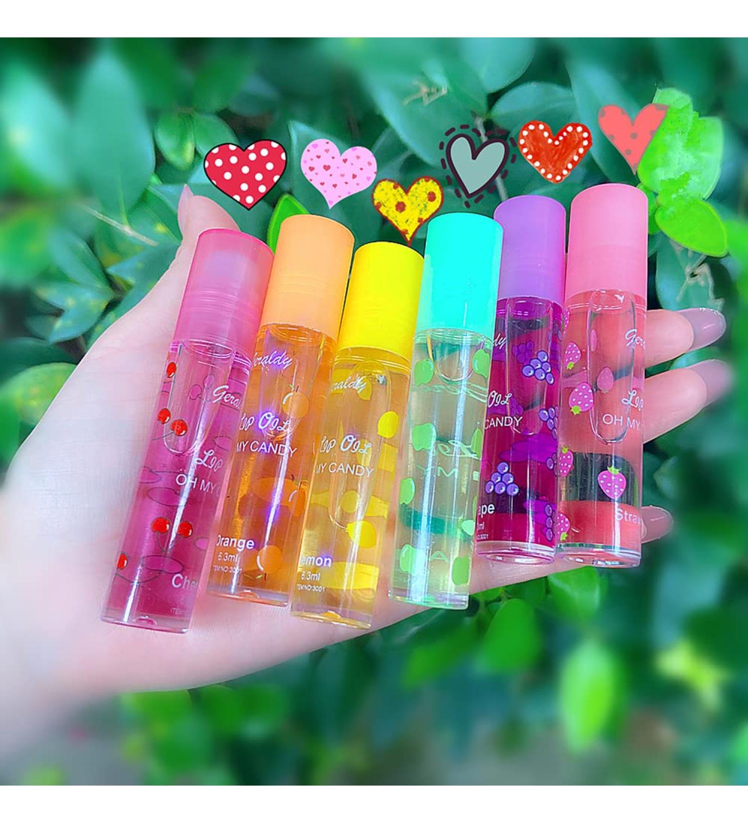 Mrettick Moisturizing Lip Oil Set - 6 Pcs Roll-on Lip Glaze for Fresh, Hydrated Lips - Buy Online on SooperMarket.com