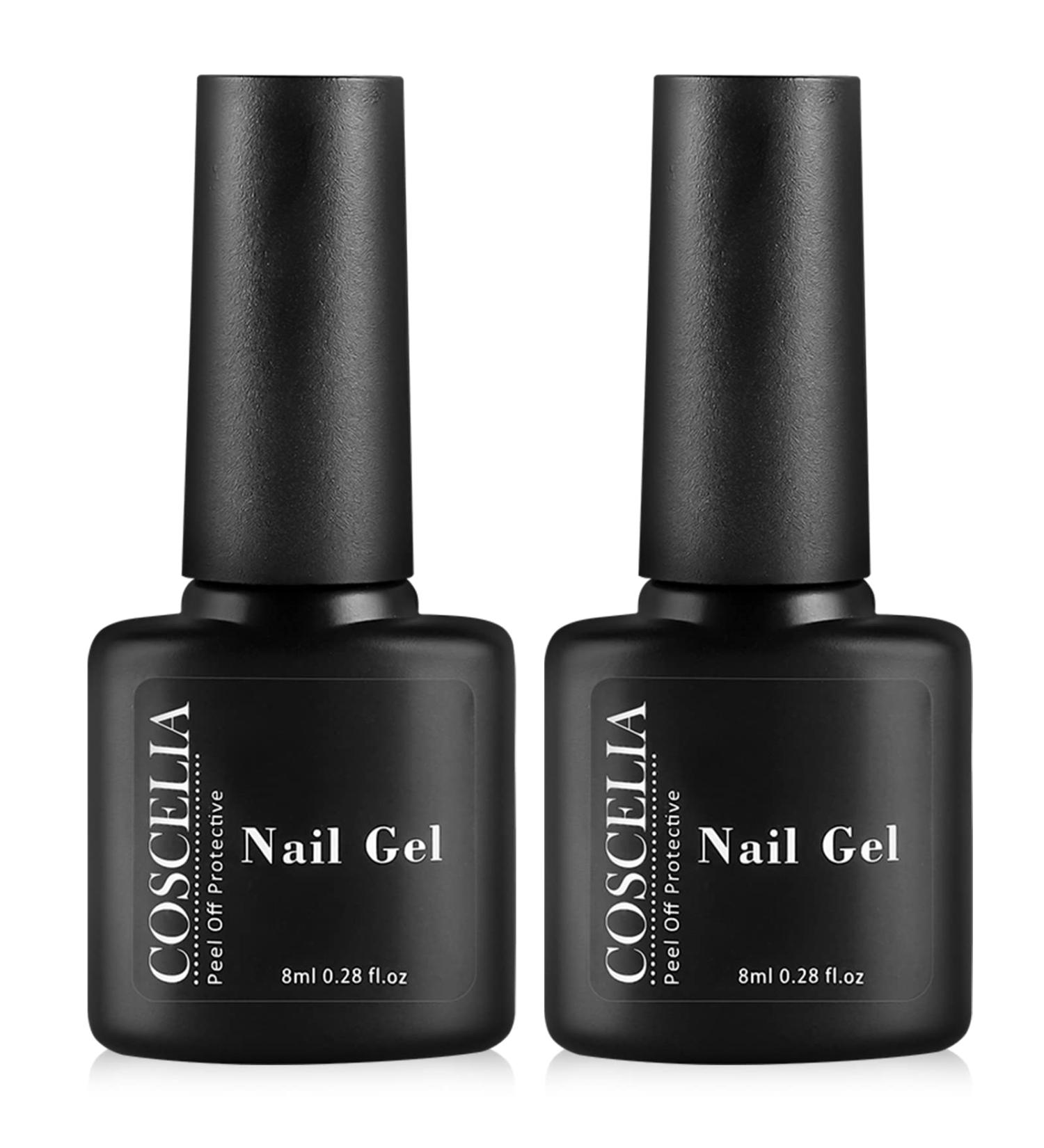 Coscelia Liquid Latex Tape Set - Peel Off 8ml Skin Protection for Nail Art & Manicure Odorless White - Buy Online on SooperMarket.com